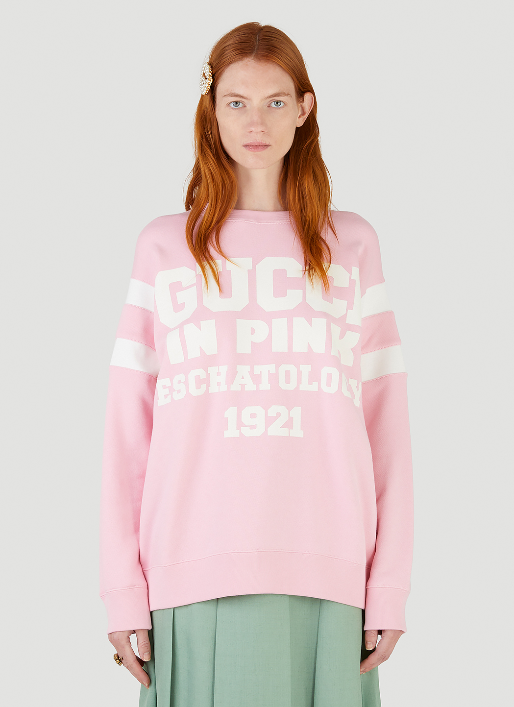 Gucci rose sweatshirt sale