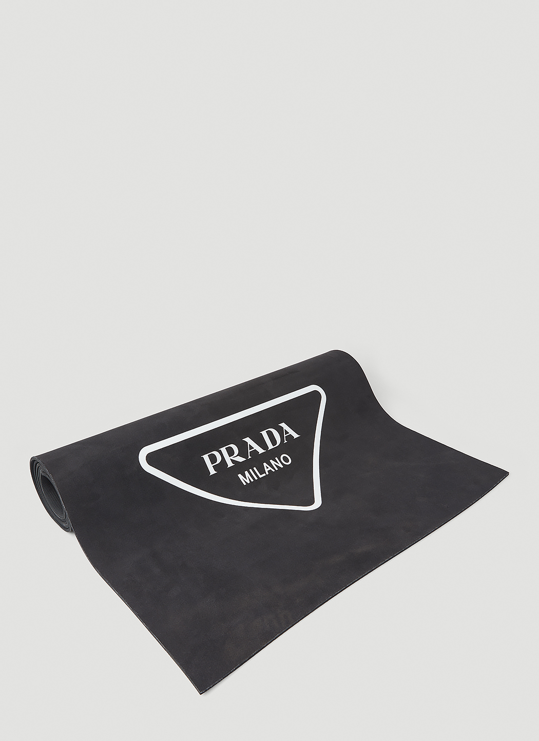 PRADA - Geometric-print rubber yoga mat
