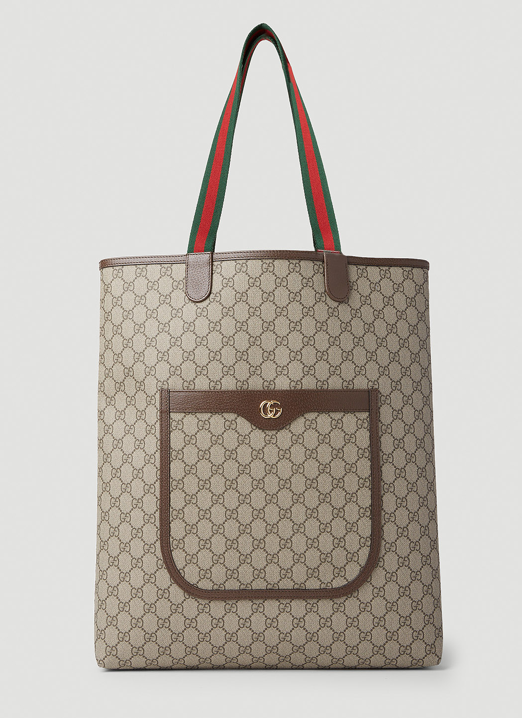 Gucci Beige Monogram Shoulder Tote Bag - Oliver's Archive