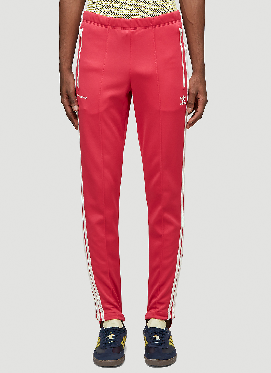 adidas by Wales Bonner Unisex 70s Track Pants in Pink | LN-CC