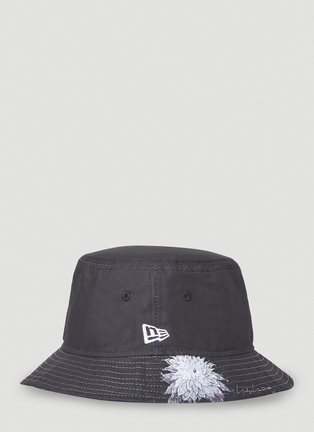 Yohji Yamamoto x New Era Dahlia Bucket Hat - Man Hats Black 2