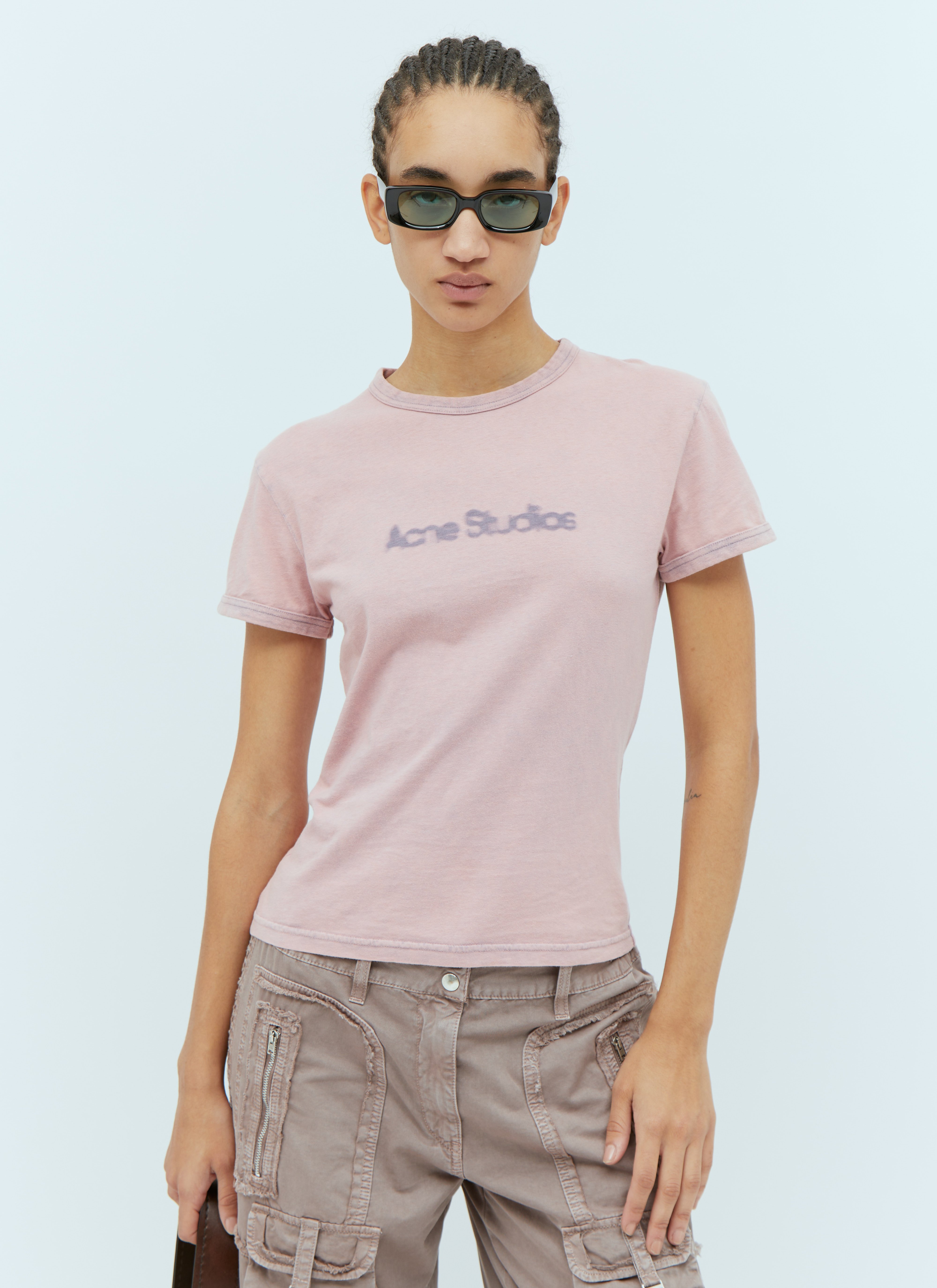 Shops acne studios t shirt pink