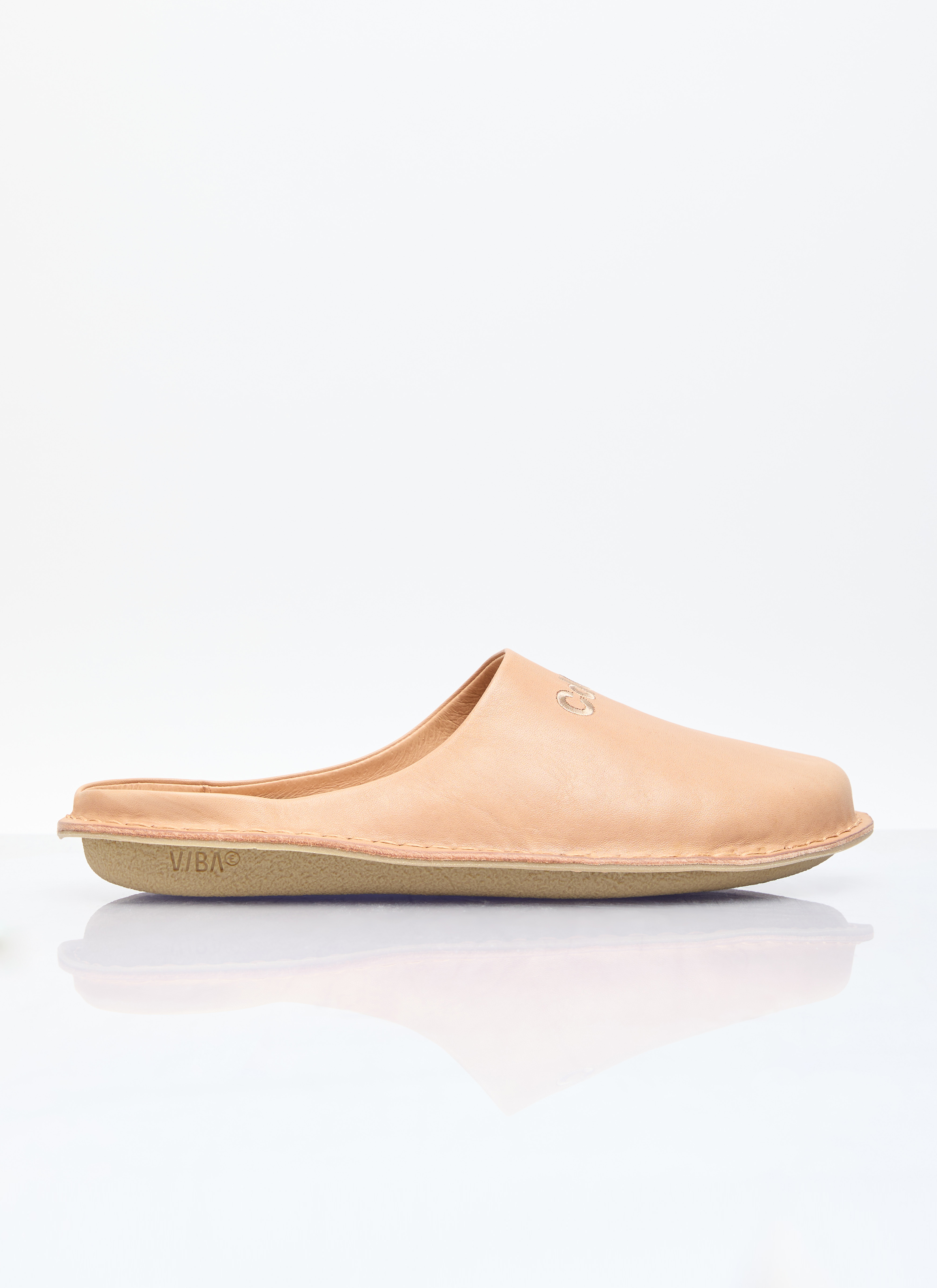 Comme des Garçons Homme x VIBAe Men's Leather Slip-On Shoes in 