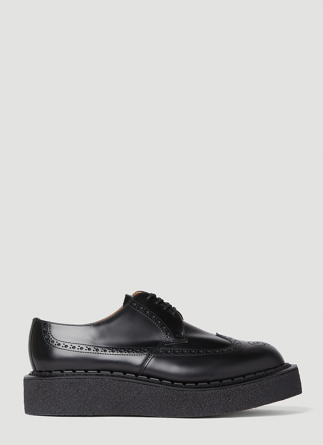 Comme Des Garcons Homme Plus Men s x George Cox x John Moore Brogue Shoes in Black LN CC