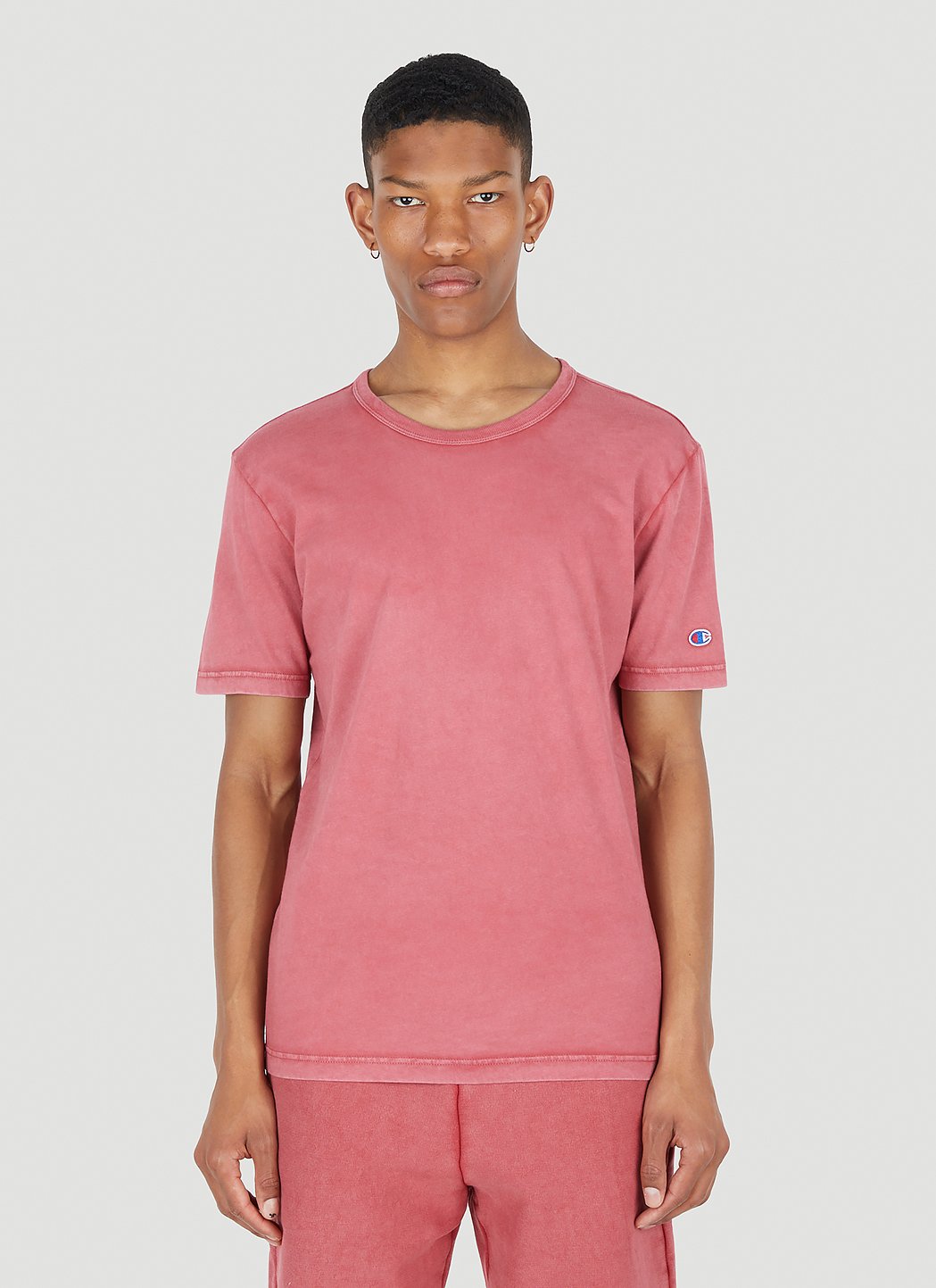 Mens pink sales champion shirt