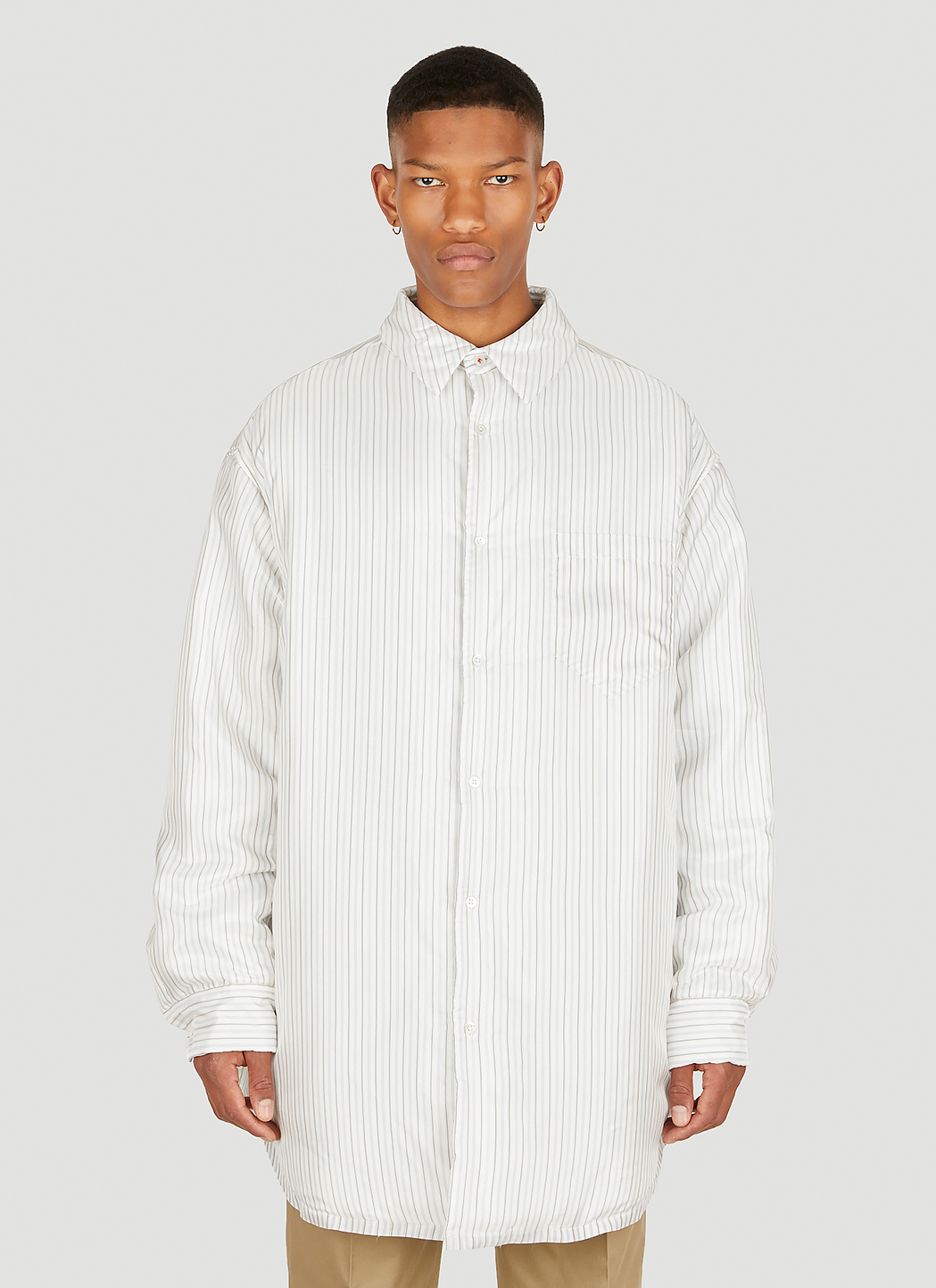 Maison Margiela oversized padded shirt-