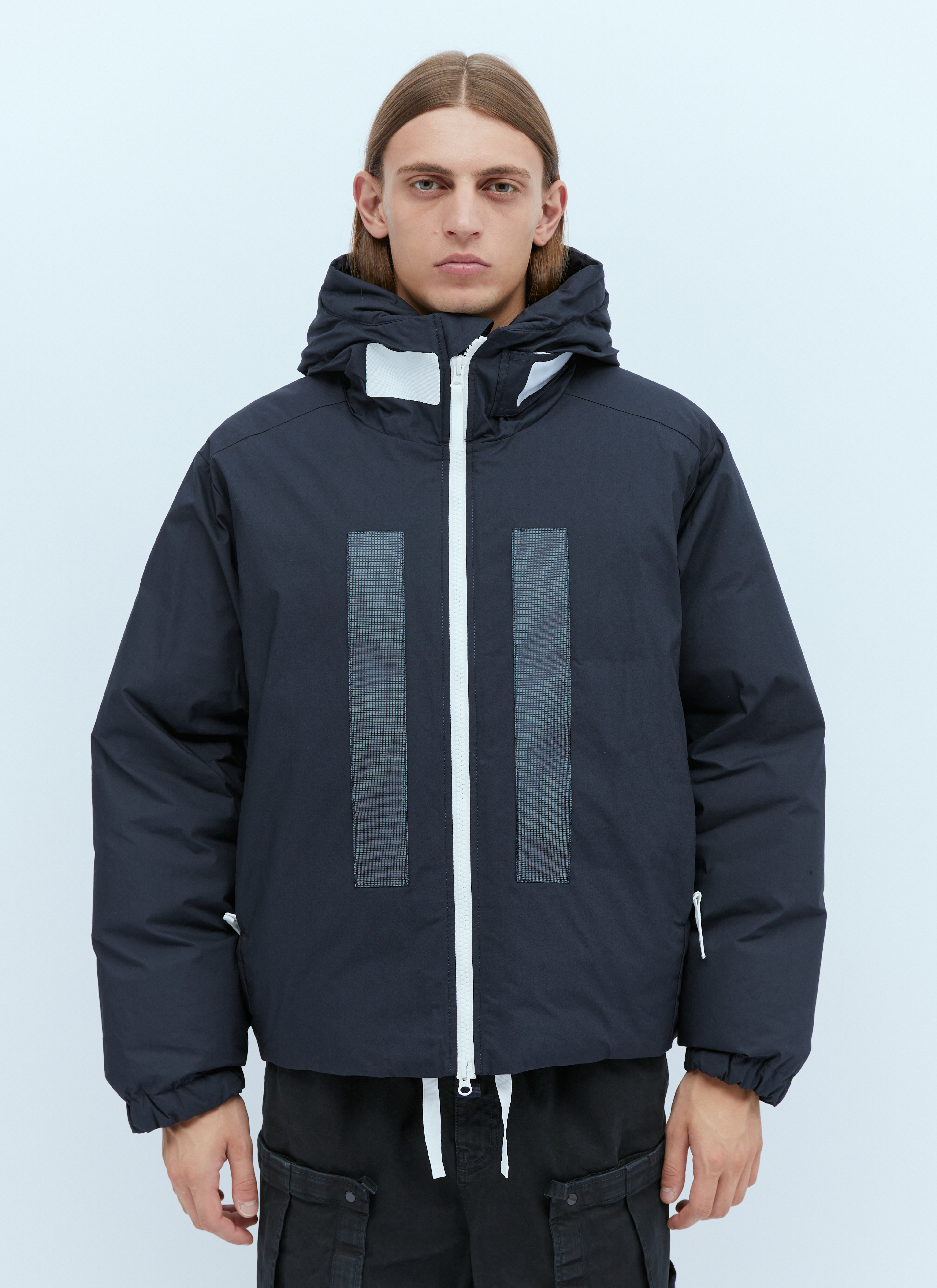 Stone Island Real Down Jacket in Navy | LN-CC®