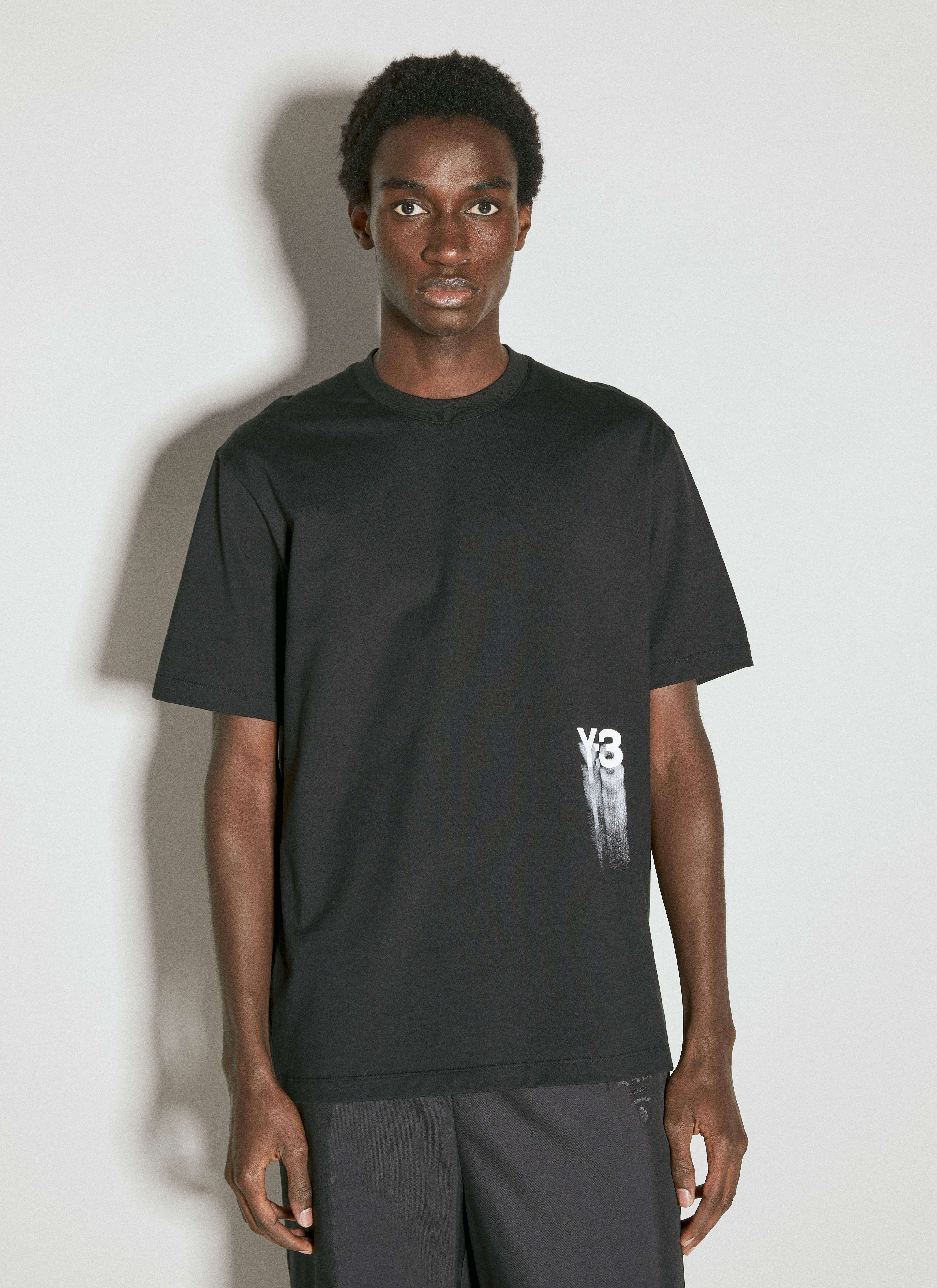 Y-3 GFX Short Sleeve T-Shirt in Black | LN-CC®