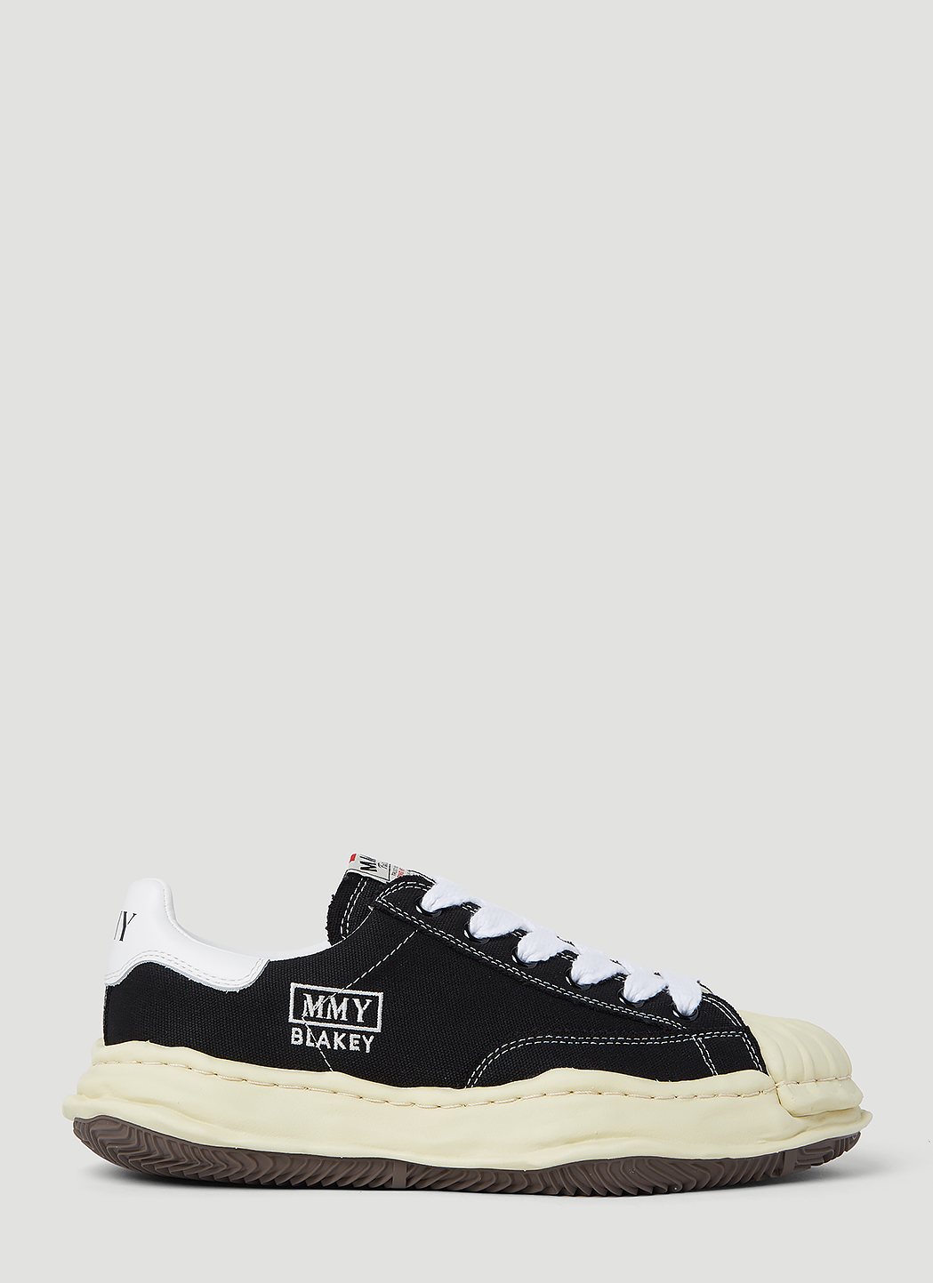 Maison Mihara Yasuhiro Blakey VL OG Sole Canvas Sneaker in Black