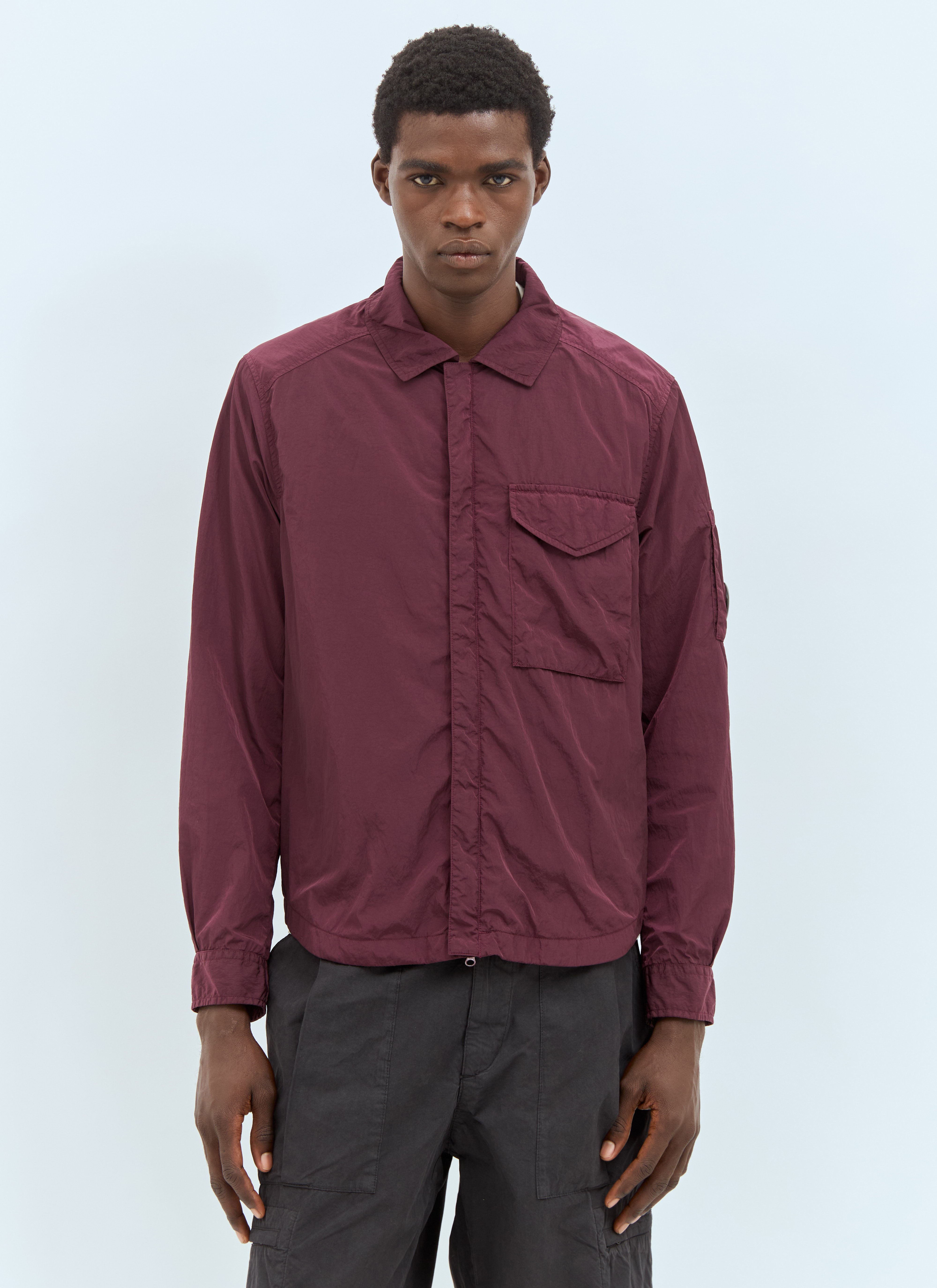 C.P. Company Men s Overshirt Jacket in Purple LN CC