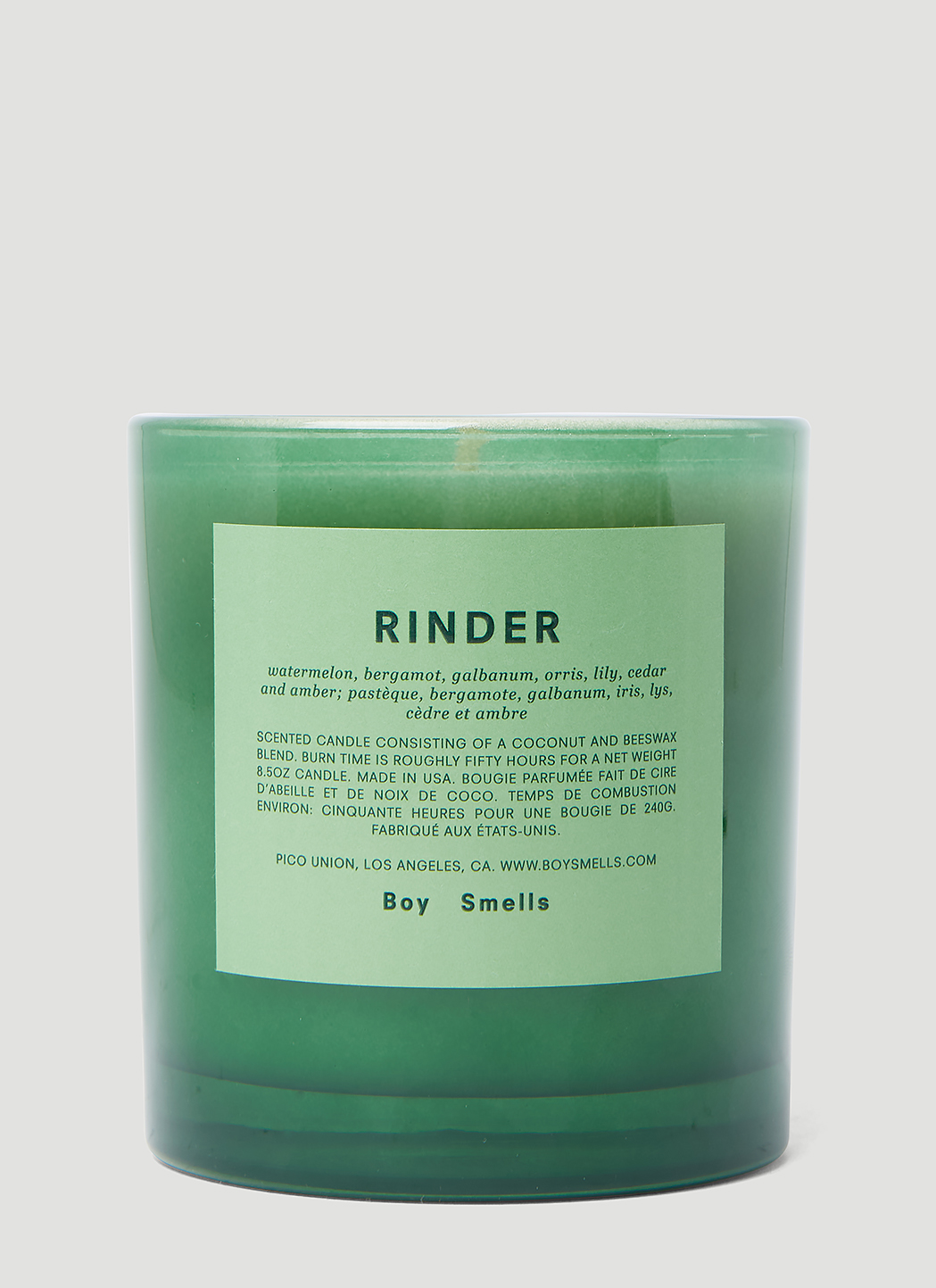 Boy Smells Unisex Rinder Candle in Green | LN-CC®