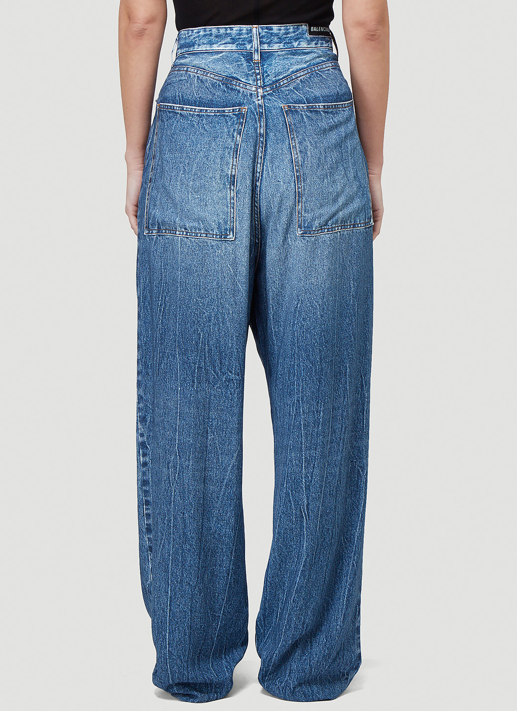 balenciaga baggy raver jeans