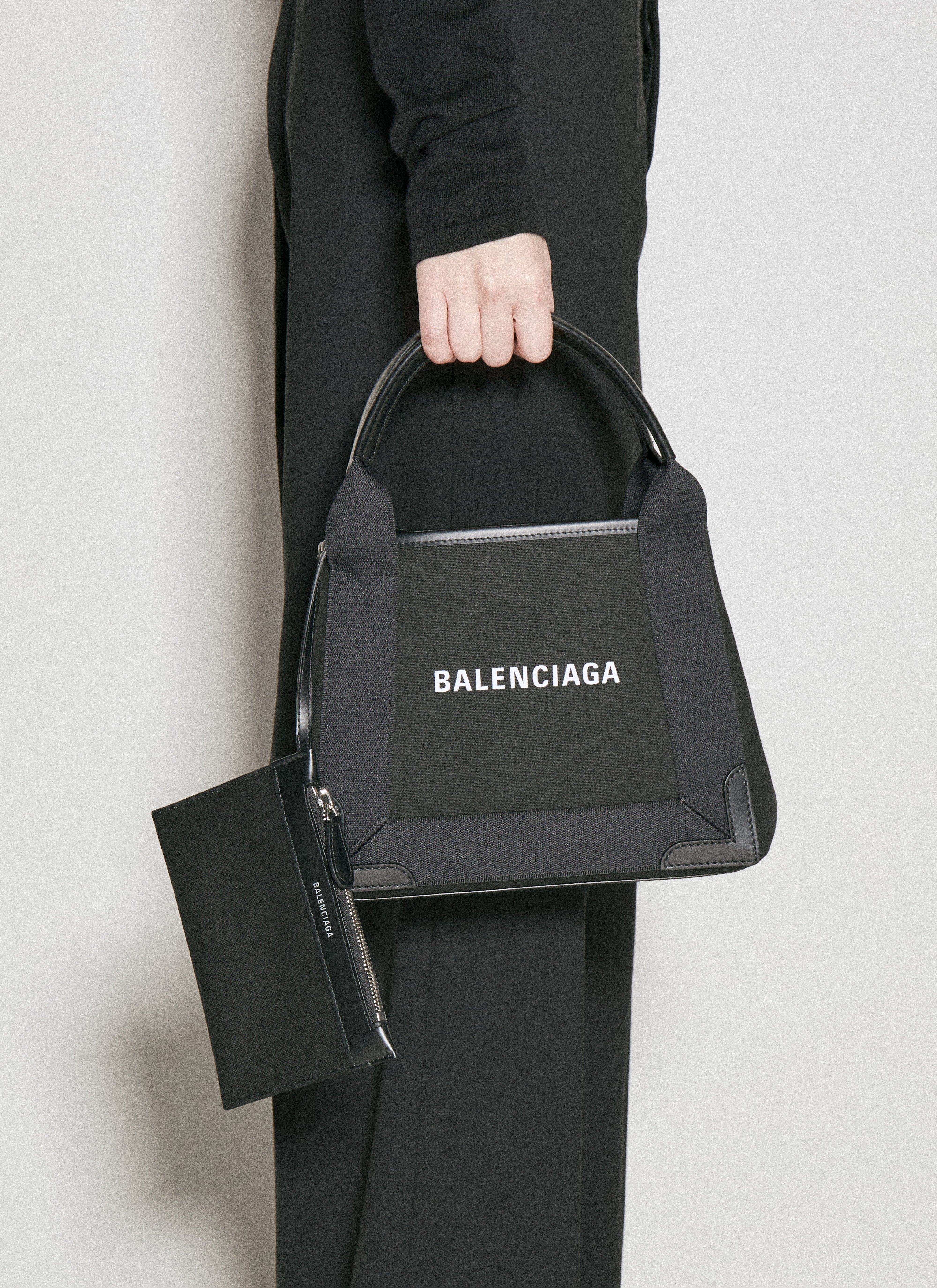 Balenciaga navy hot sale cabas xs