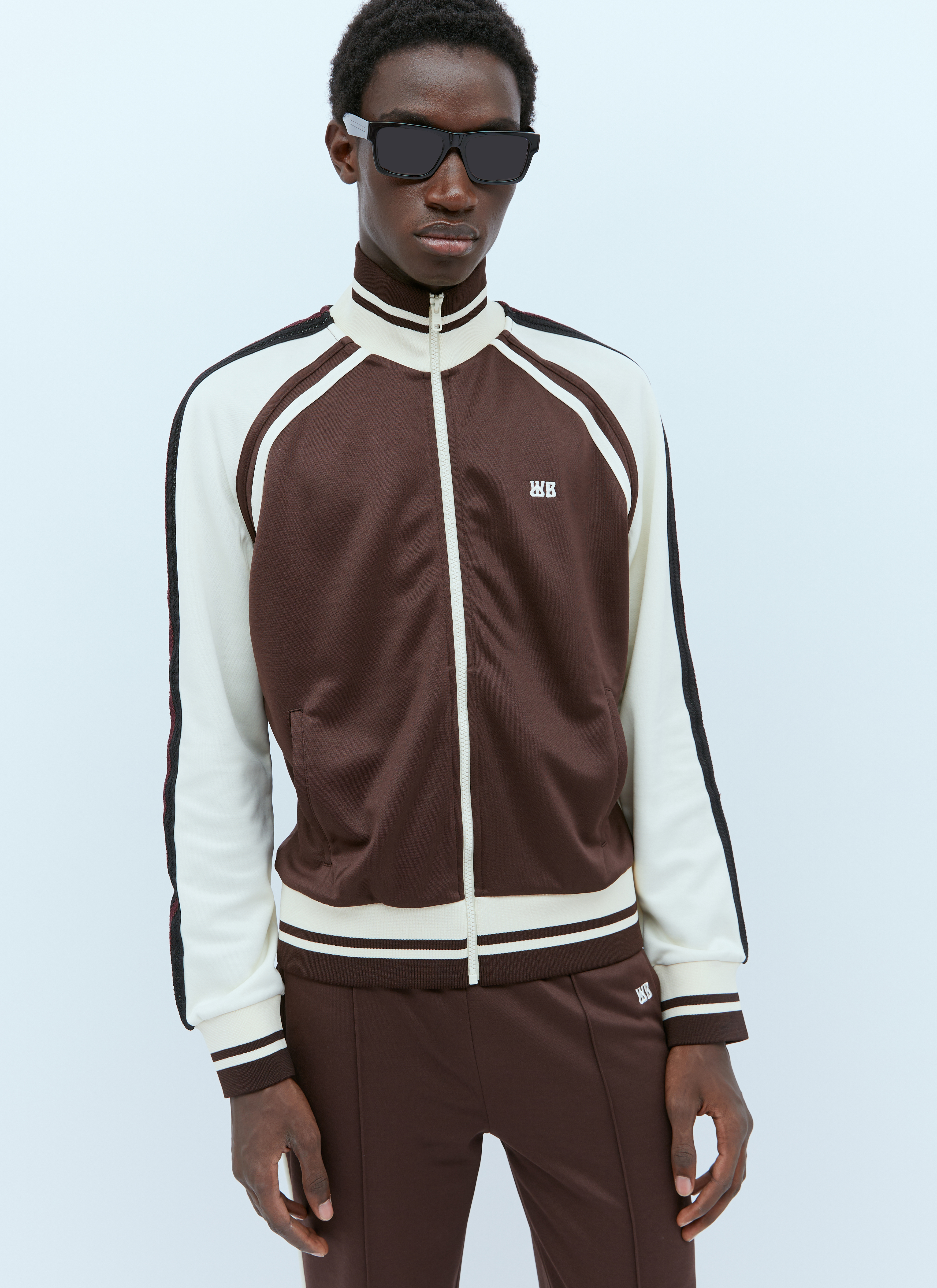 Wales Bonner Men's Kola Track Jacket in Brown | LN-CC®