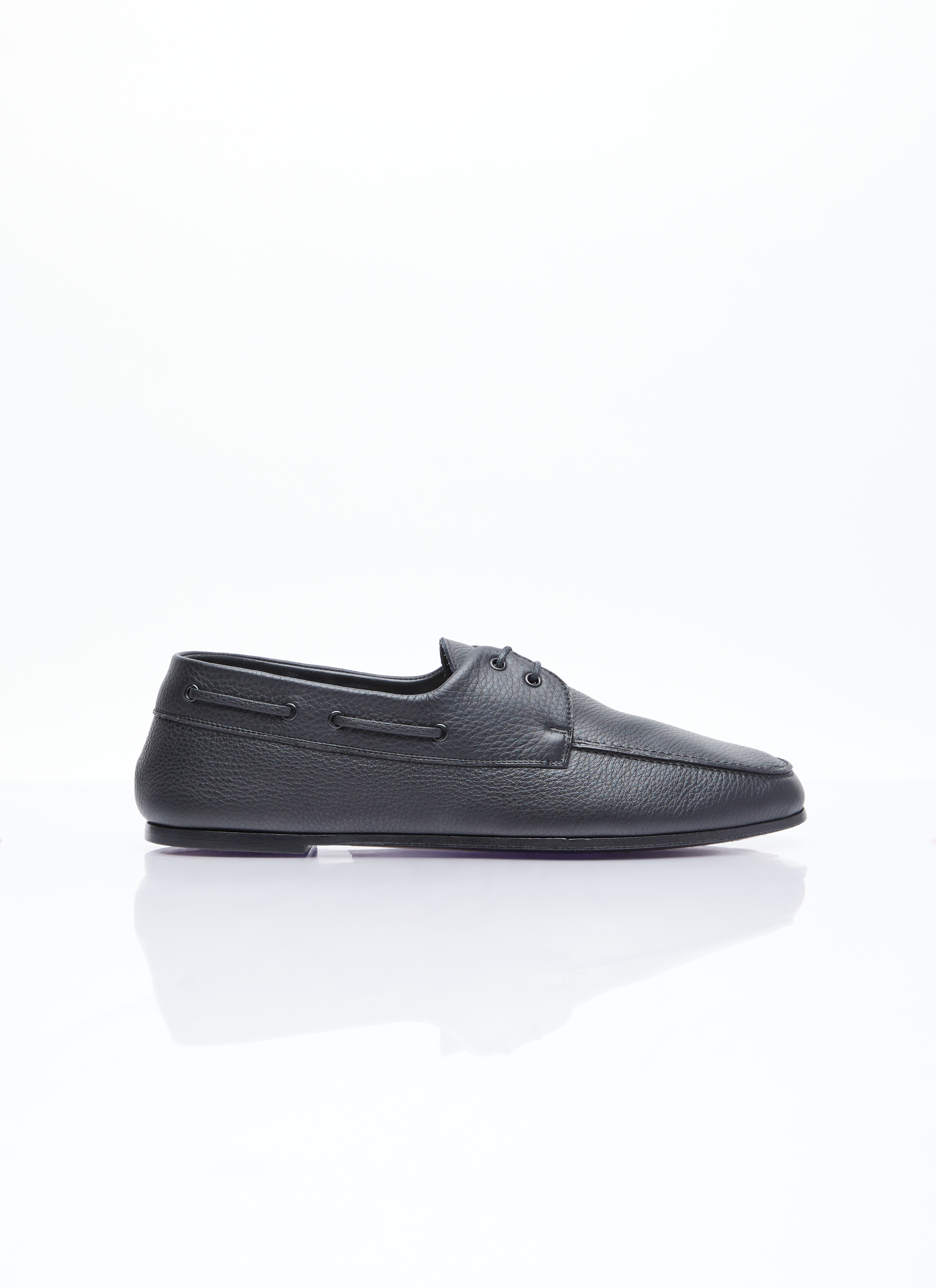 The Row Men's Sailor Leather Loafers in Black | LN-CC®