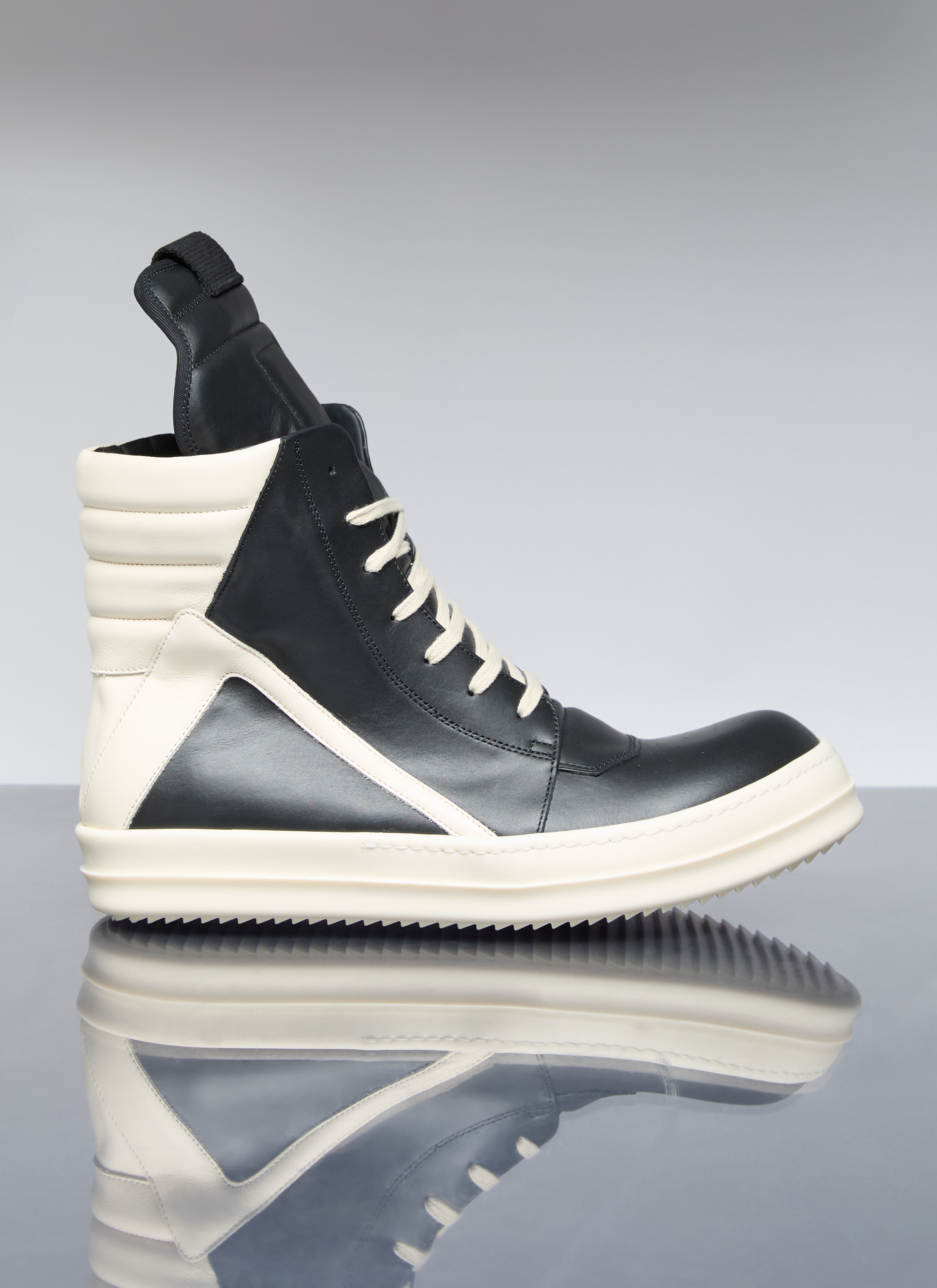 Rick Owens Men's' Geobasket High-Top Sneakers in Black | LN-CC®