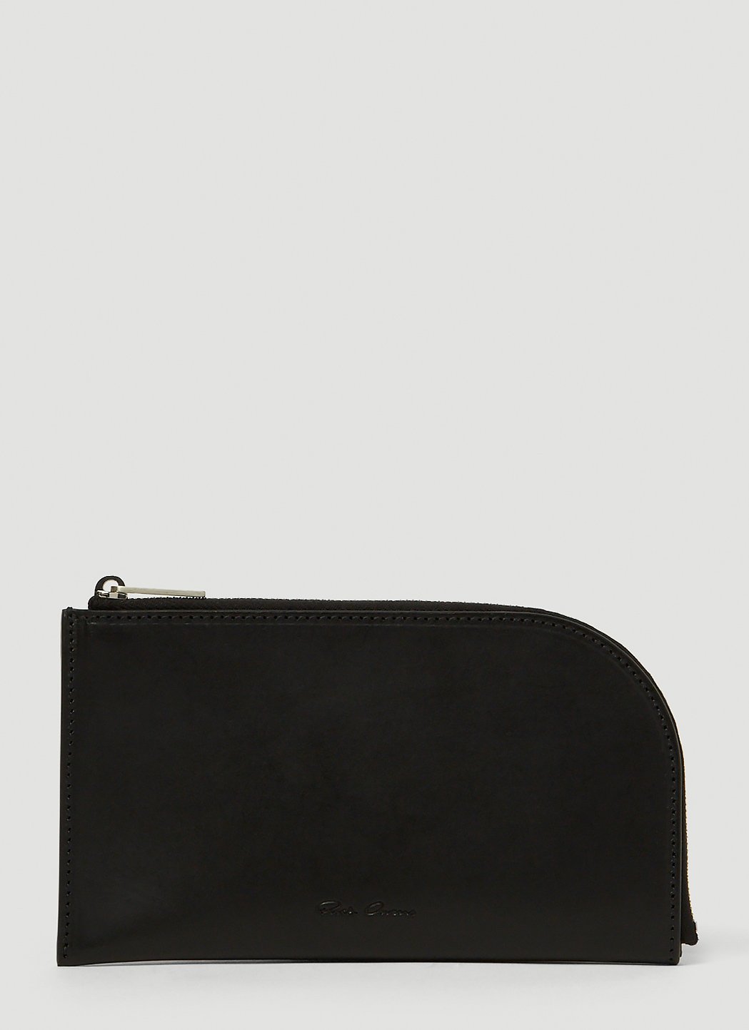 Rick Owens Zip Around Wallet in Black | LN-CC