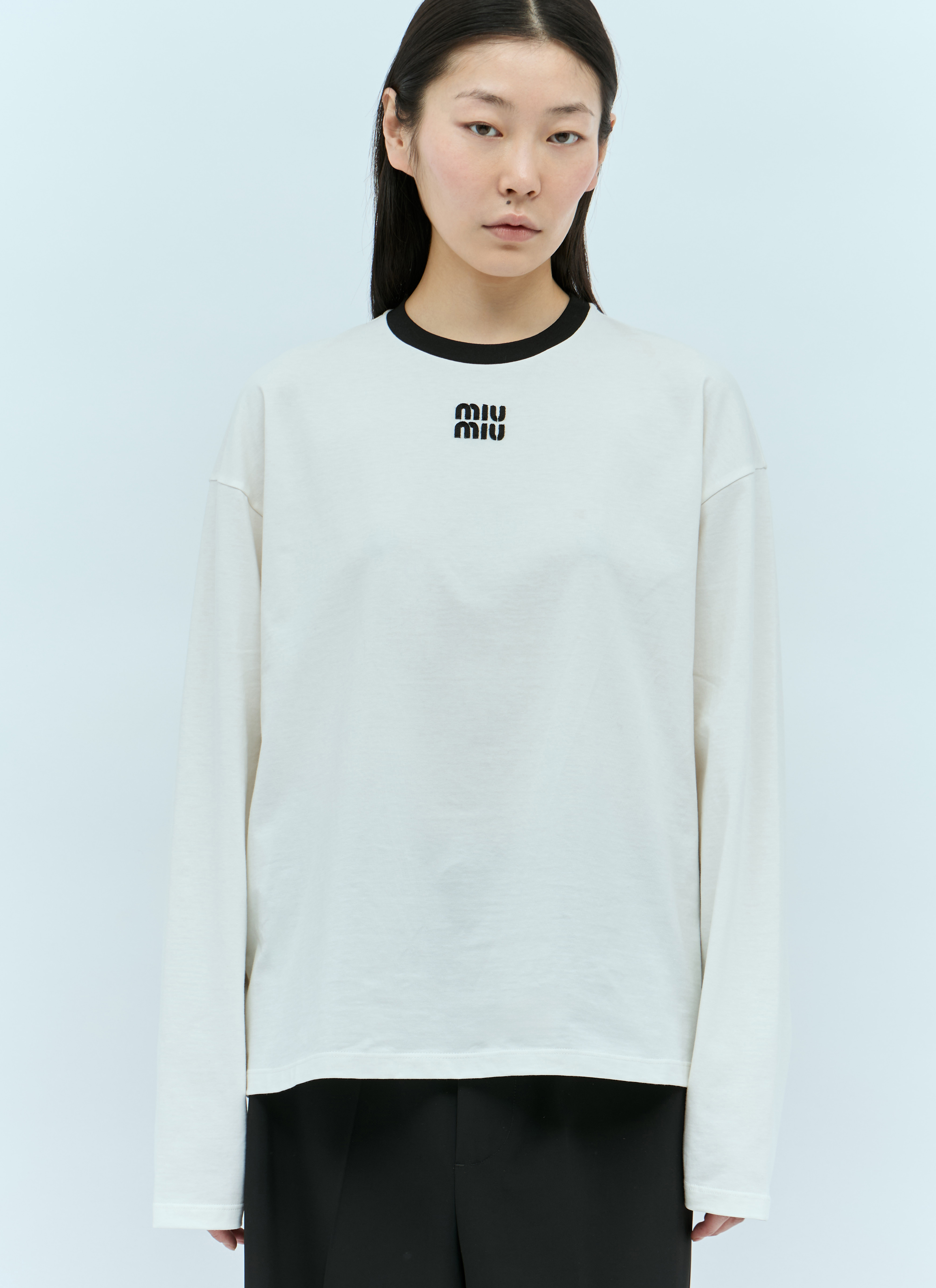 Logo Patch Long-Sleeve T-Shirt