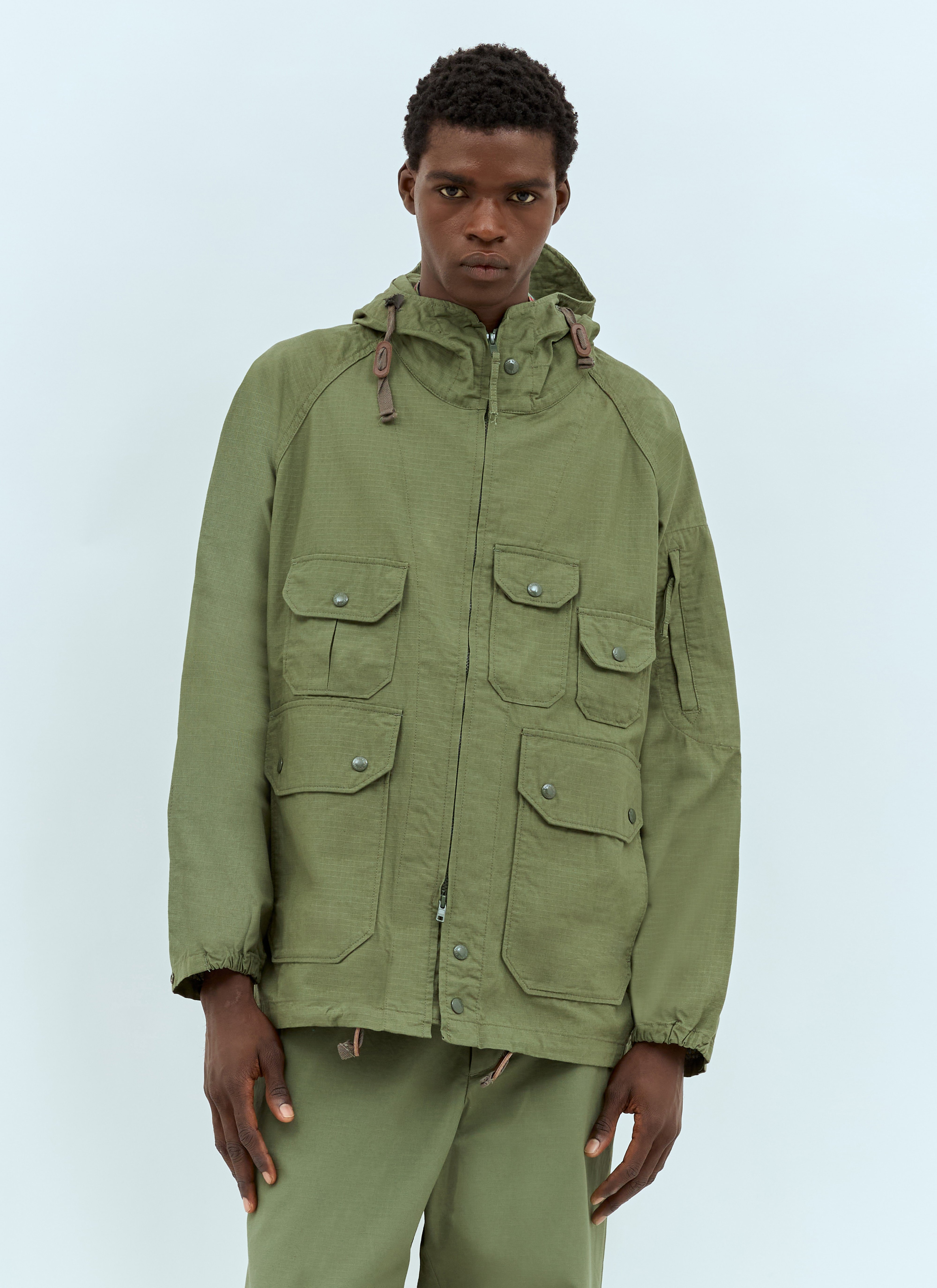 Engineered Garments Men's' Atlantic Parka in Green | LN-CC®