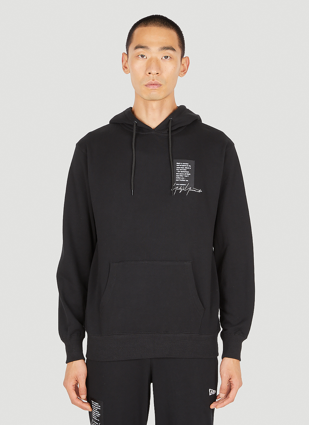 Yohji Yamamoto x New Era Hoodie in Black | LN-CC®