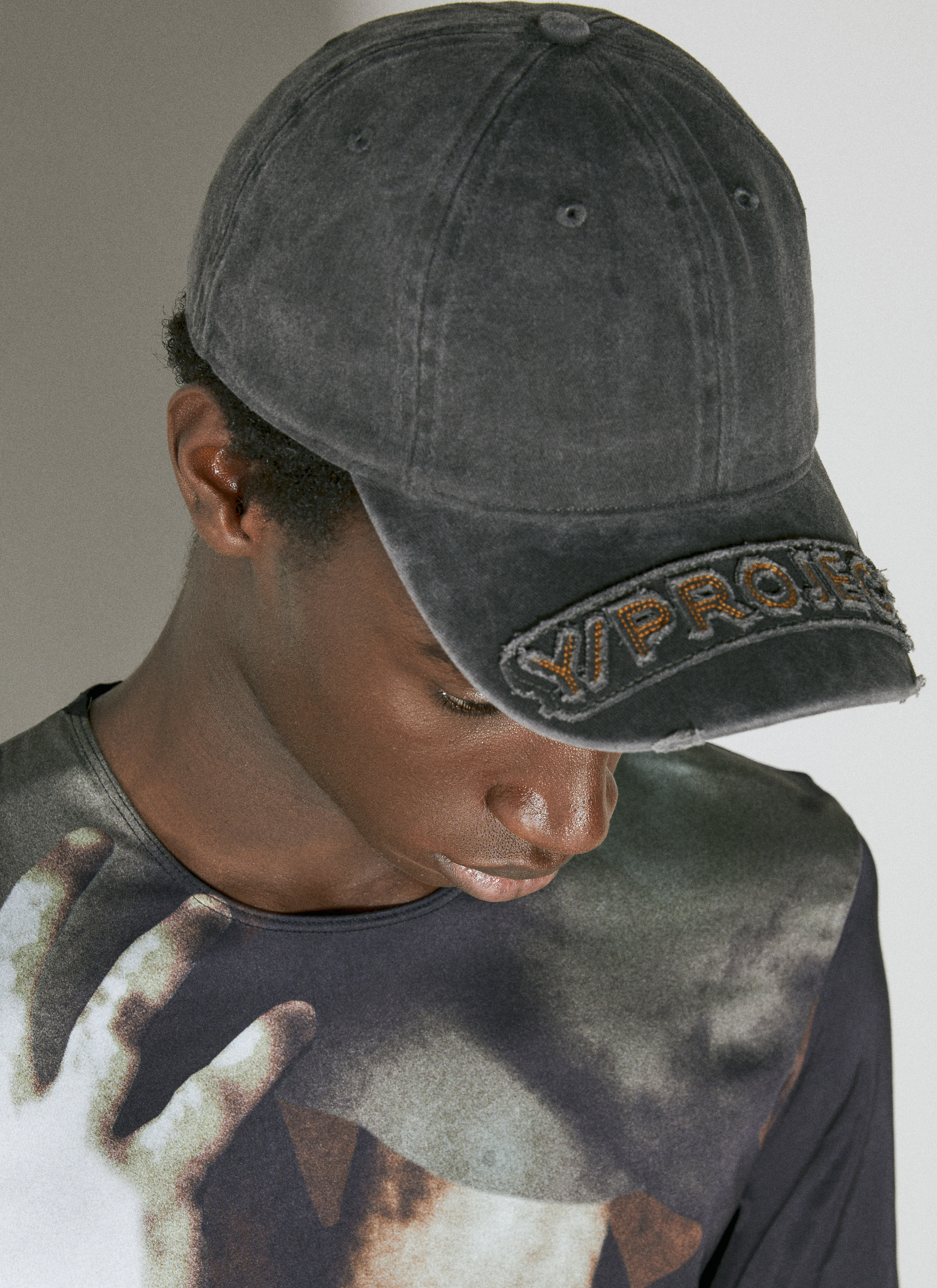 Y/Project Logo Patch Baseball Cap in Black | LN-CC®