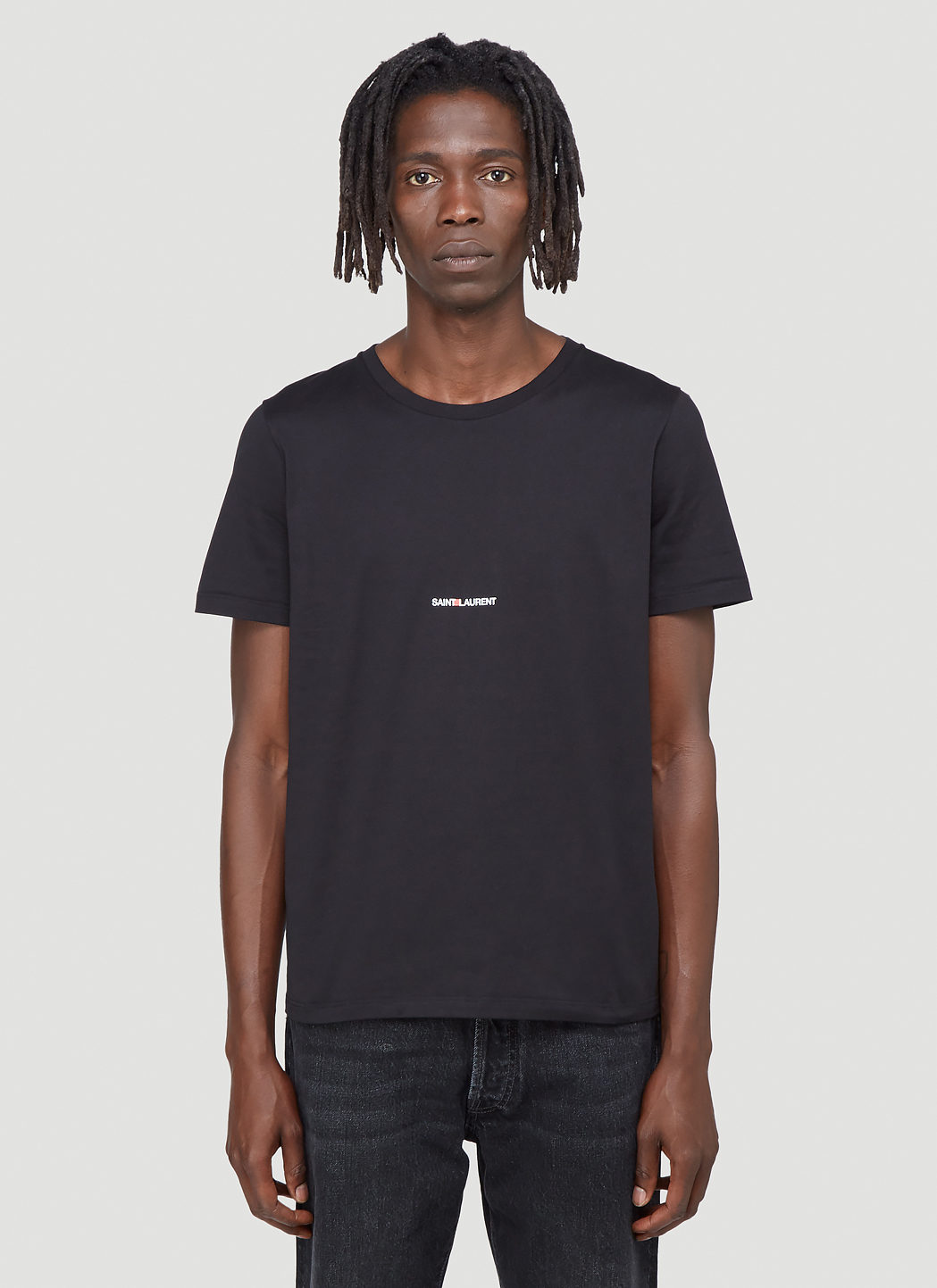 T shirt saint laurent on sale logo