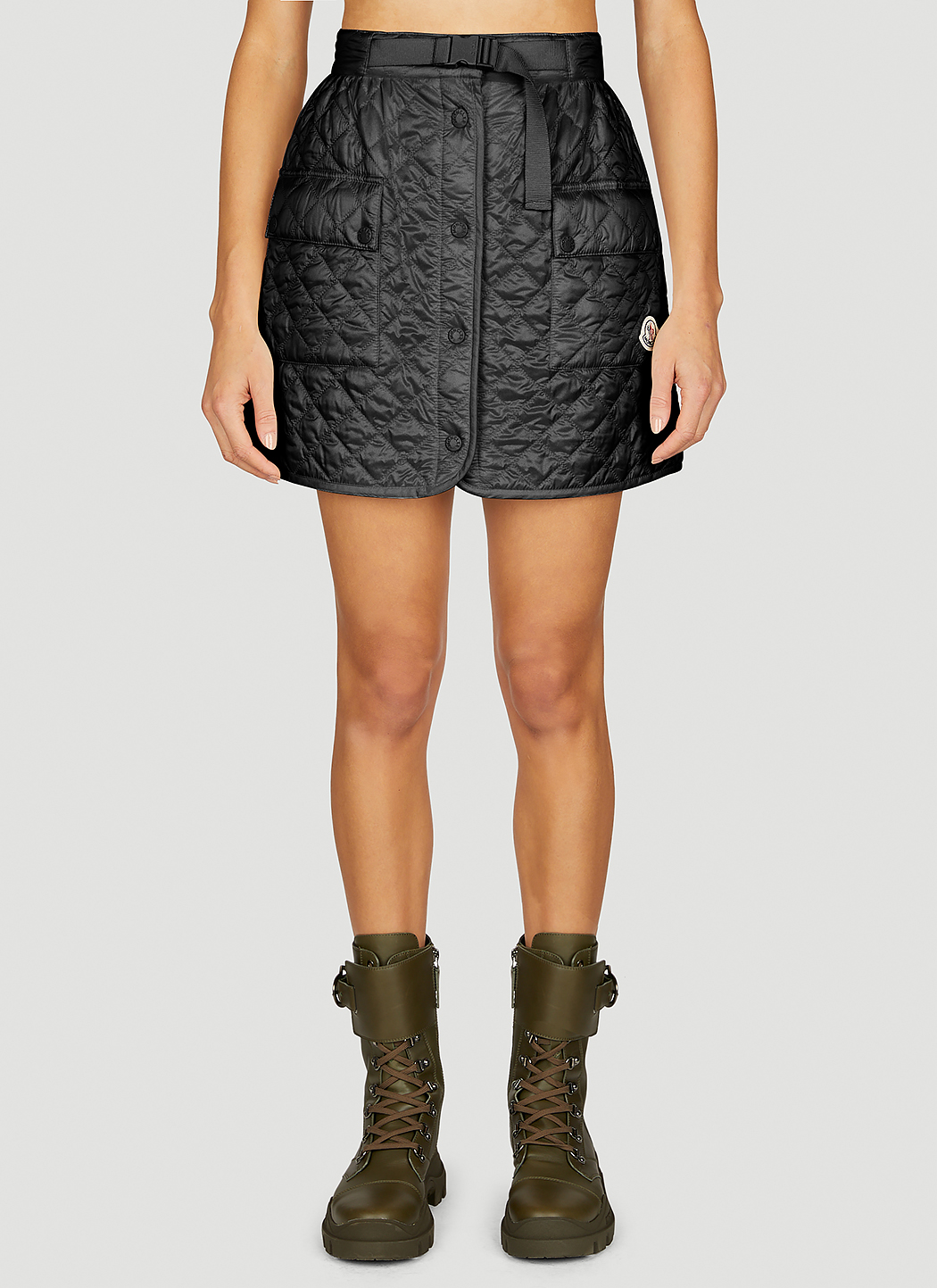 Moncler Quilted Jersey Mini Skirt - ShopStyle