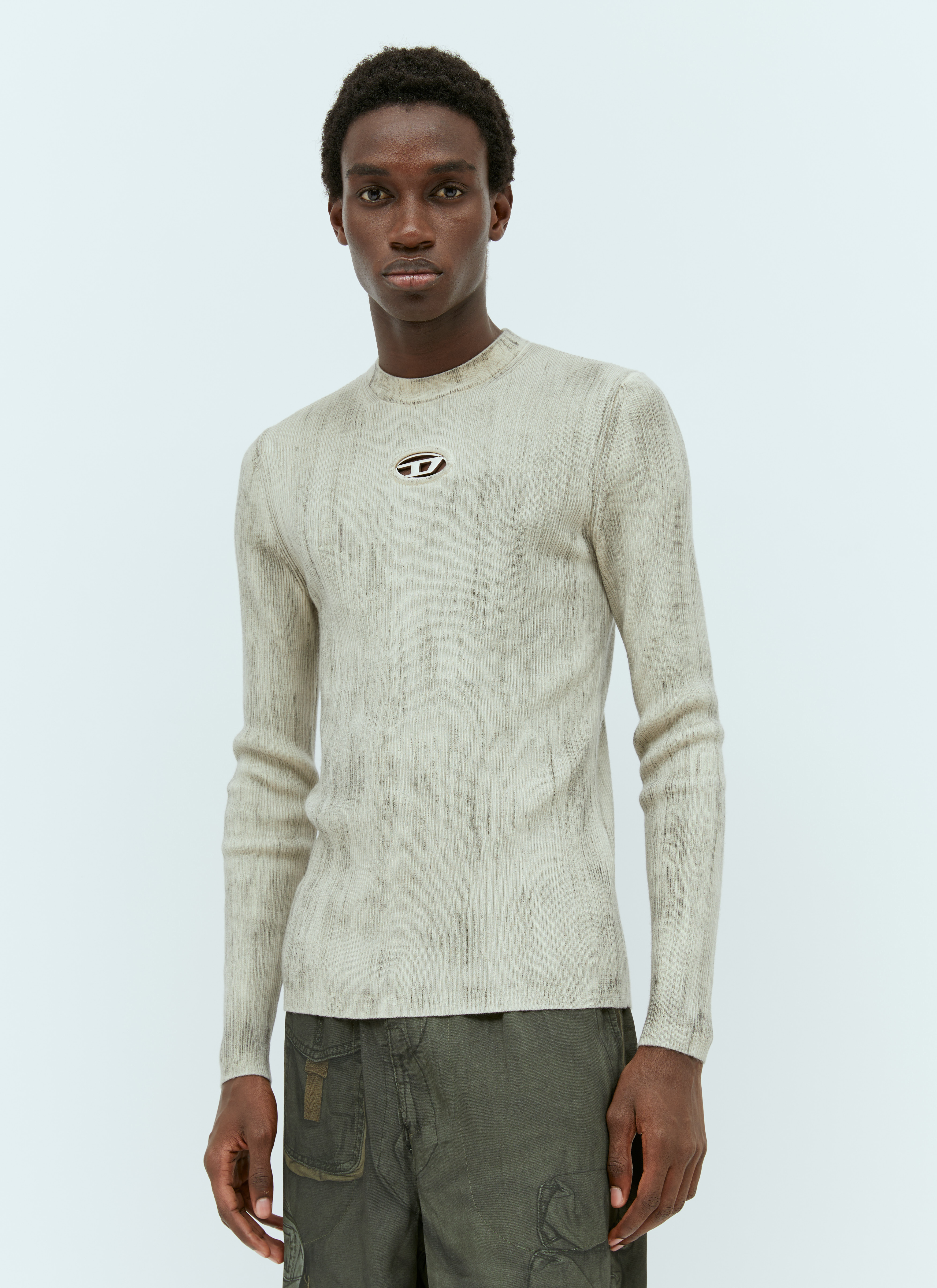 Diesel Men's K-Zacky-C Wool Sweater in Grey | LN-CC®