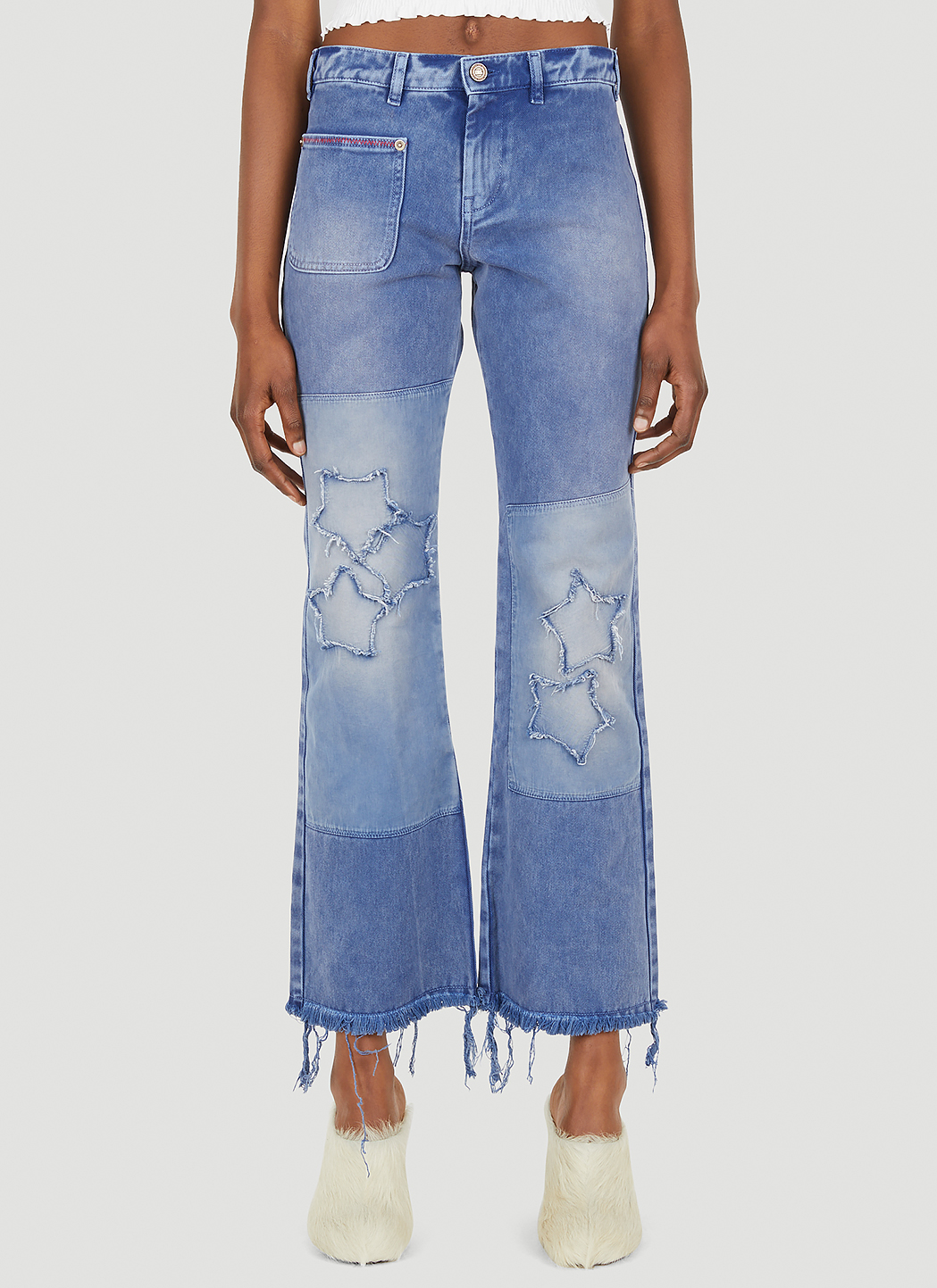 Free people patchwork sales jeans