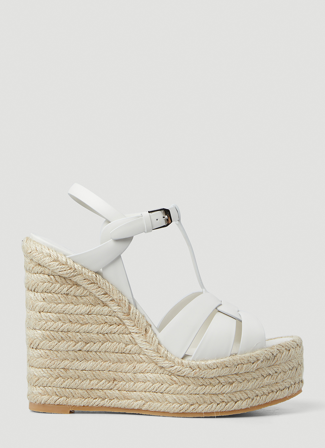 Saint Laurent Espadrilles Leather Rose, Espadrille