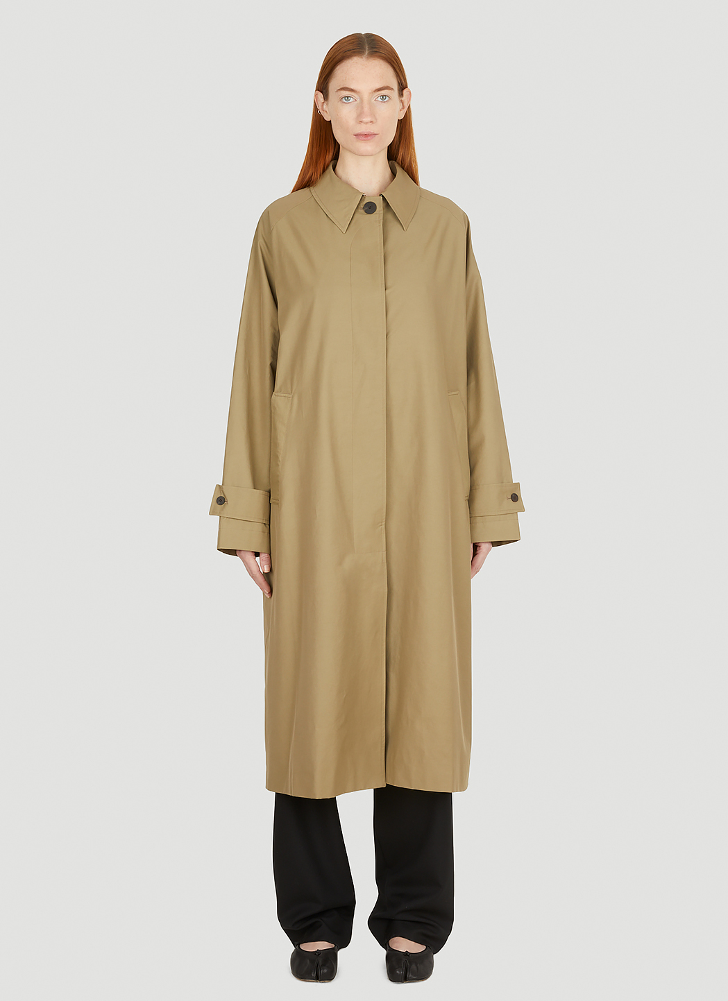 Studio Nicholson Women's Everyday Mac Coat in Beige | LN-CC®