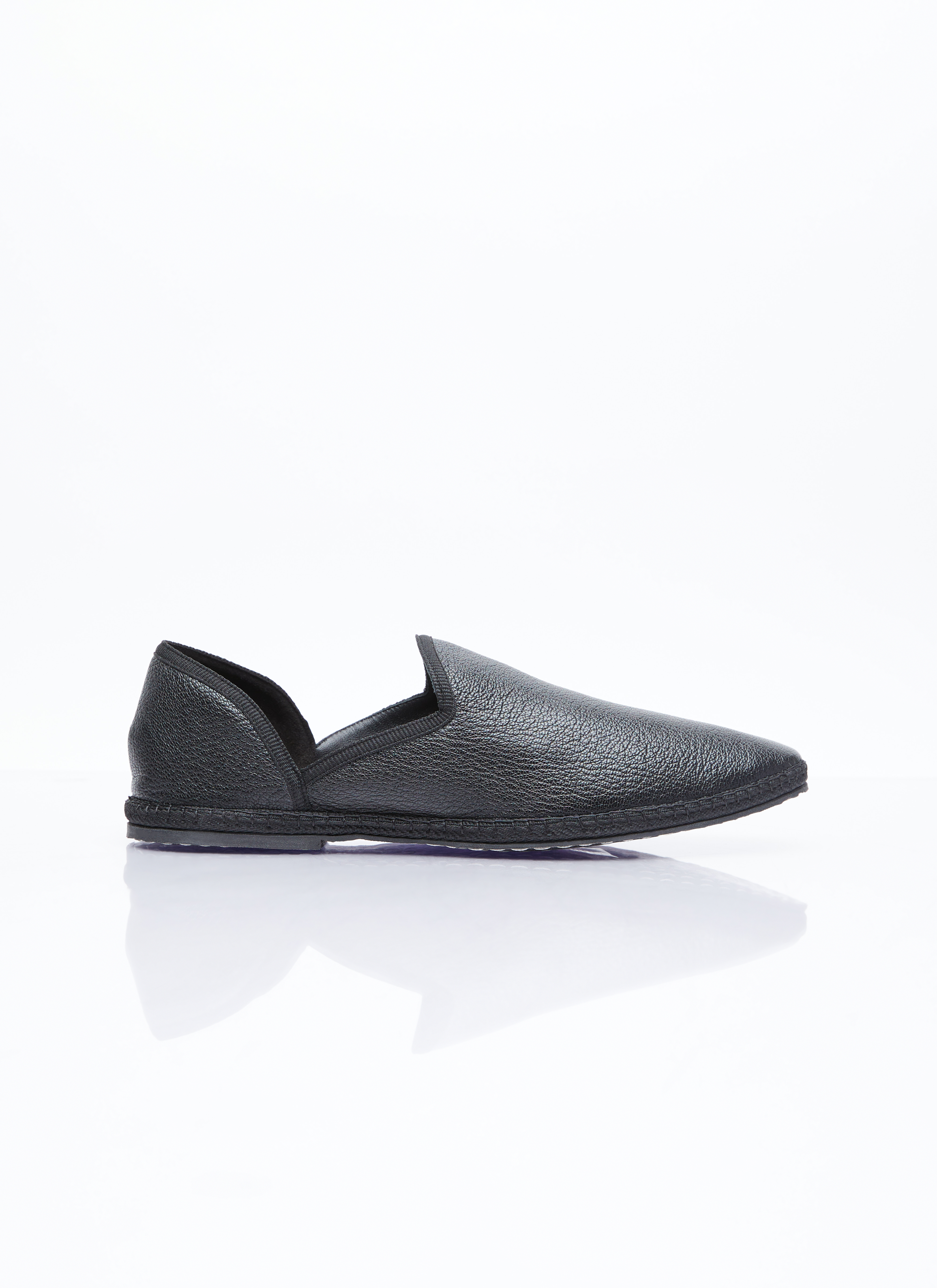 The Row Women's' Friulane Leather Flats in Black | LN-CC®