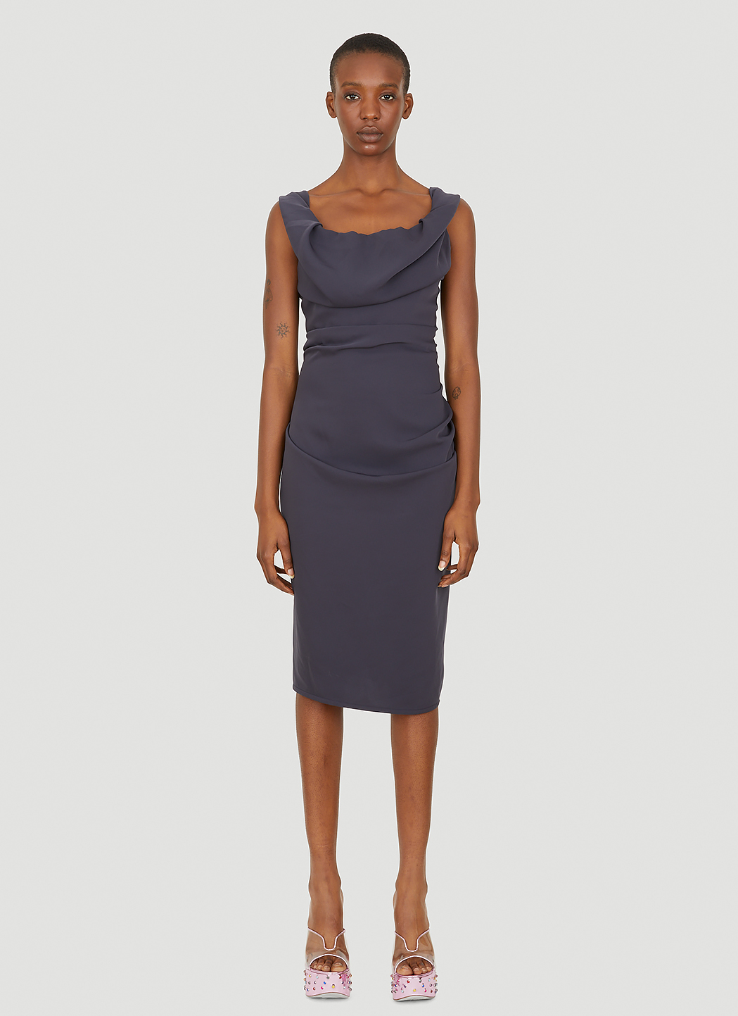 Vivienne Westwood Ginnie Pencil Dress in Blue | LN-CC