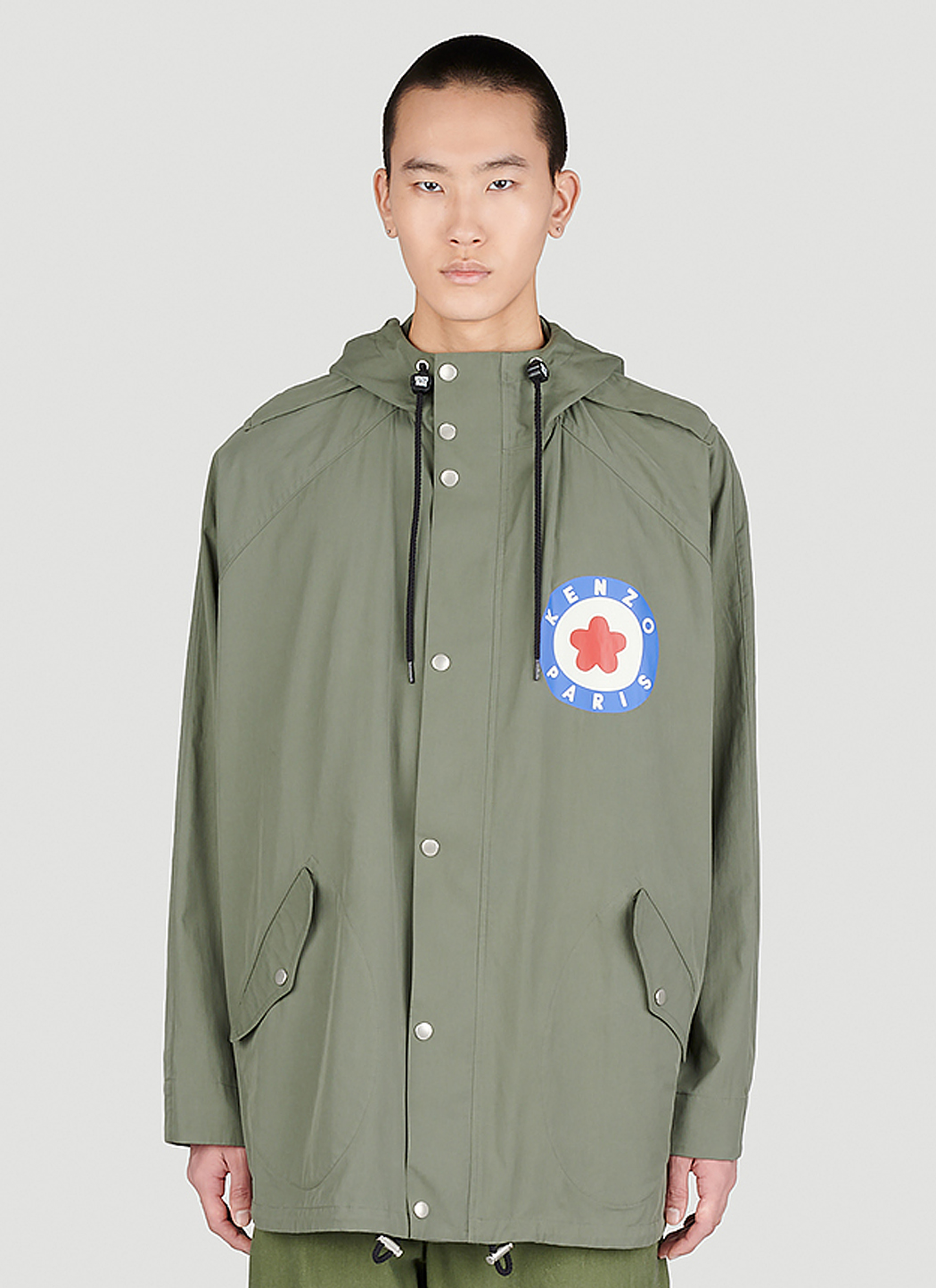 Kenzo Men s Target Bat Wing Jacket in Green LN CC