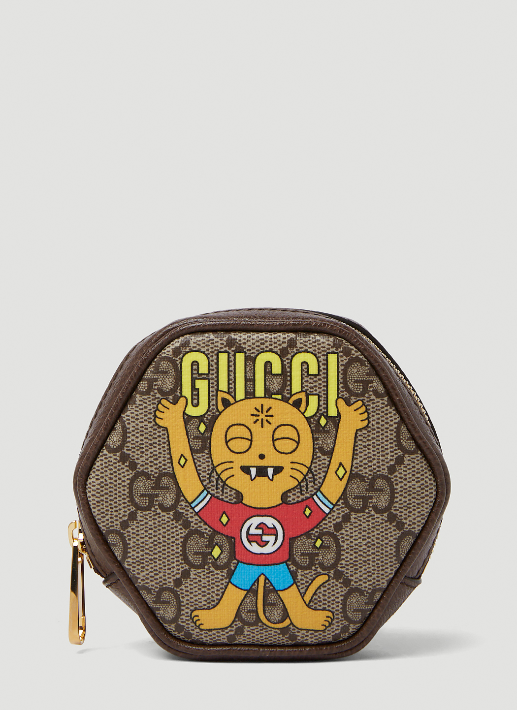 Gucci チルドレン キャット プリントベルトバッグ 特選/公式