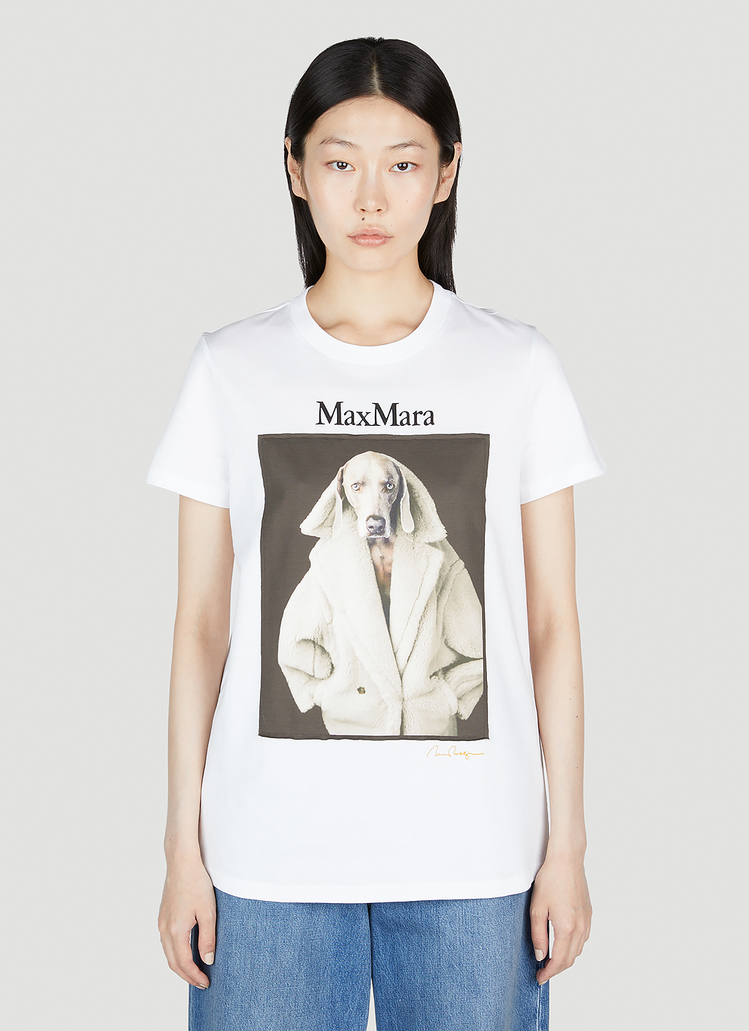 Max Mara Women's Wegman T-Shirt in White | LN-CC®