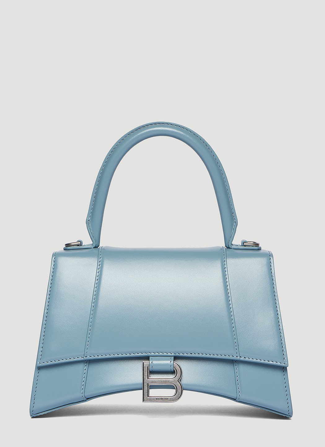 blue hourglass balenciaga bag