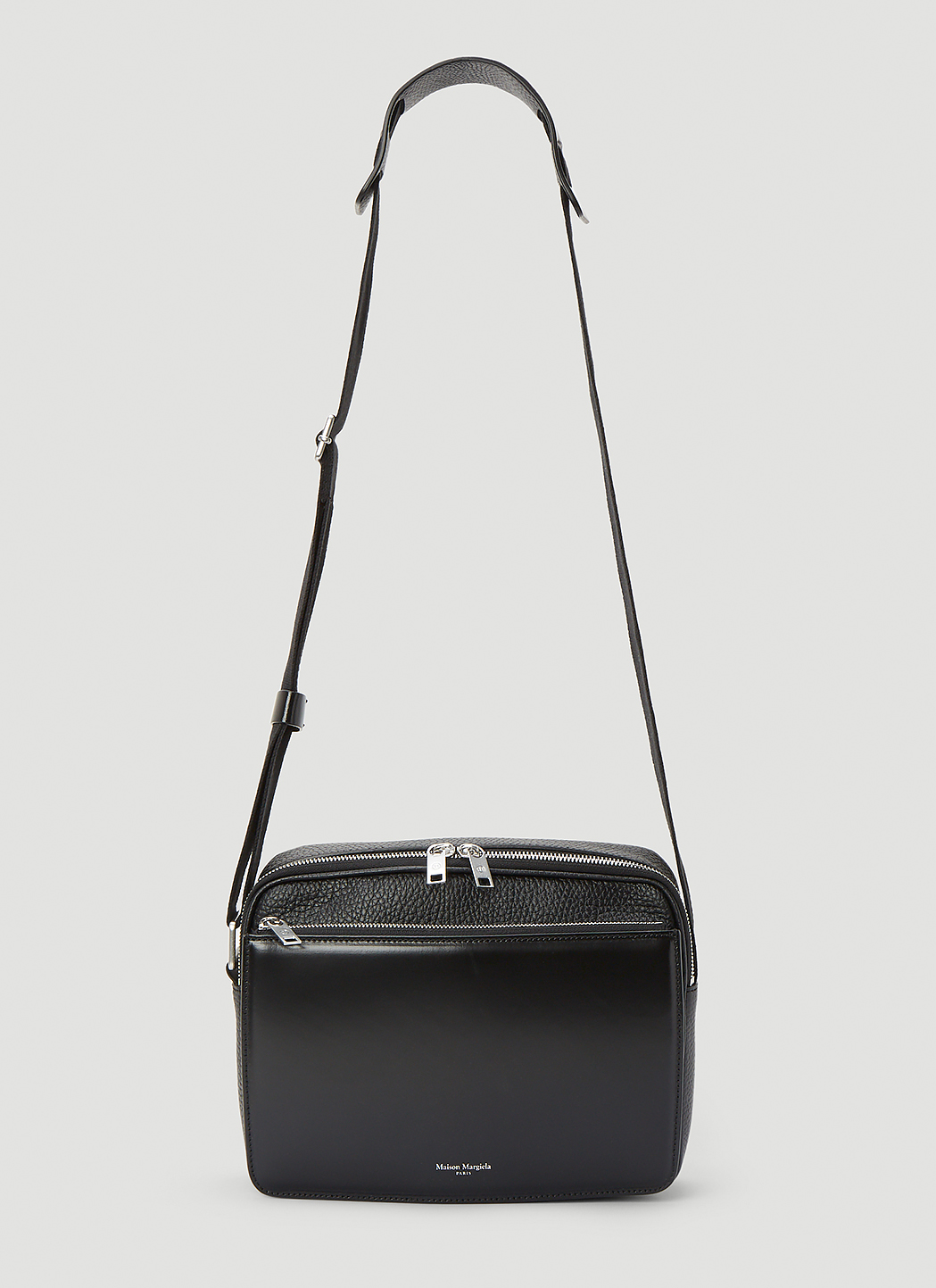 Maison Margiela Men's Leather Crossbody Bag in Black | LN-CC®