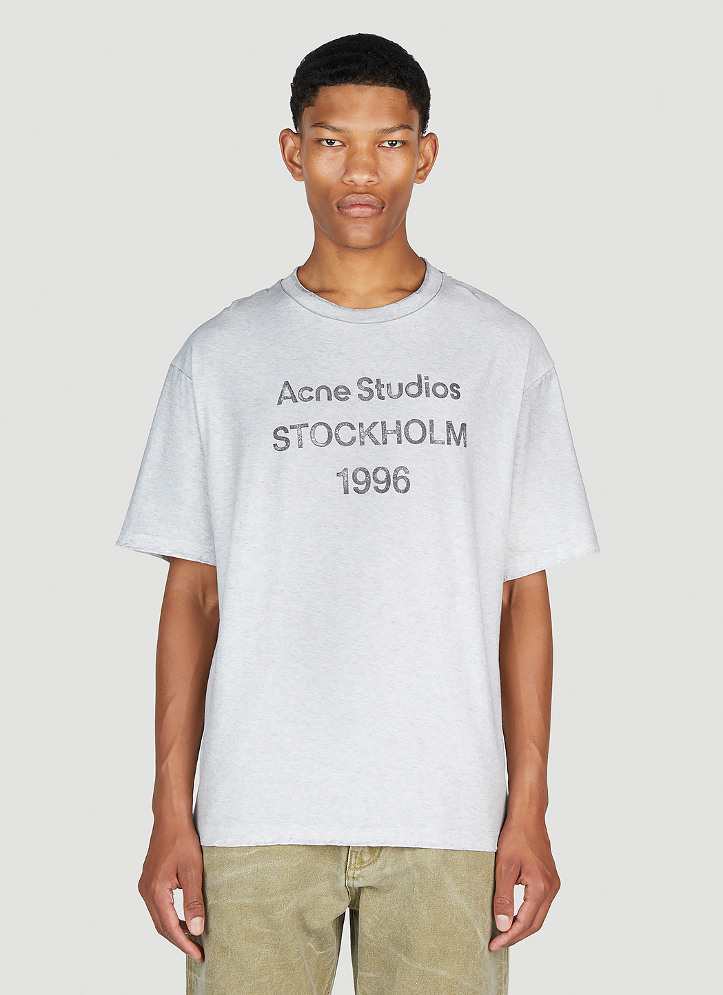 Acne crew neck t shirt sale