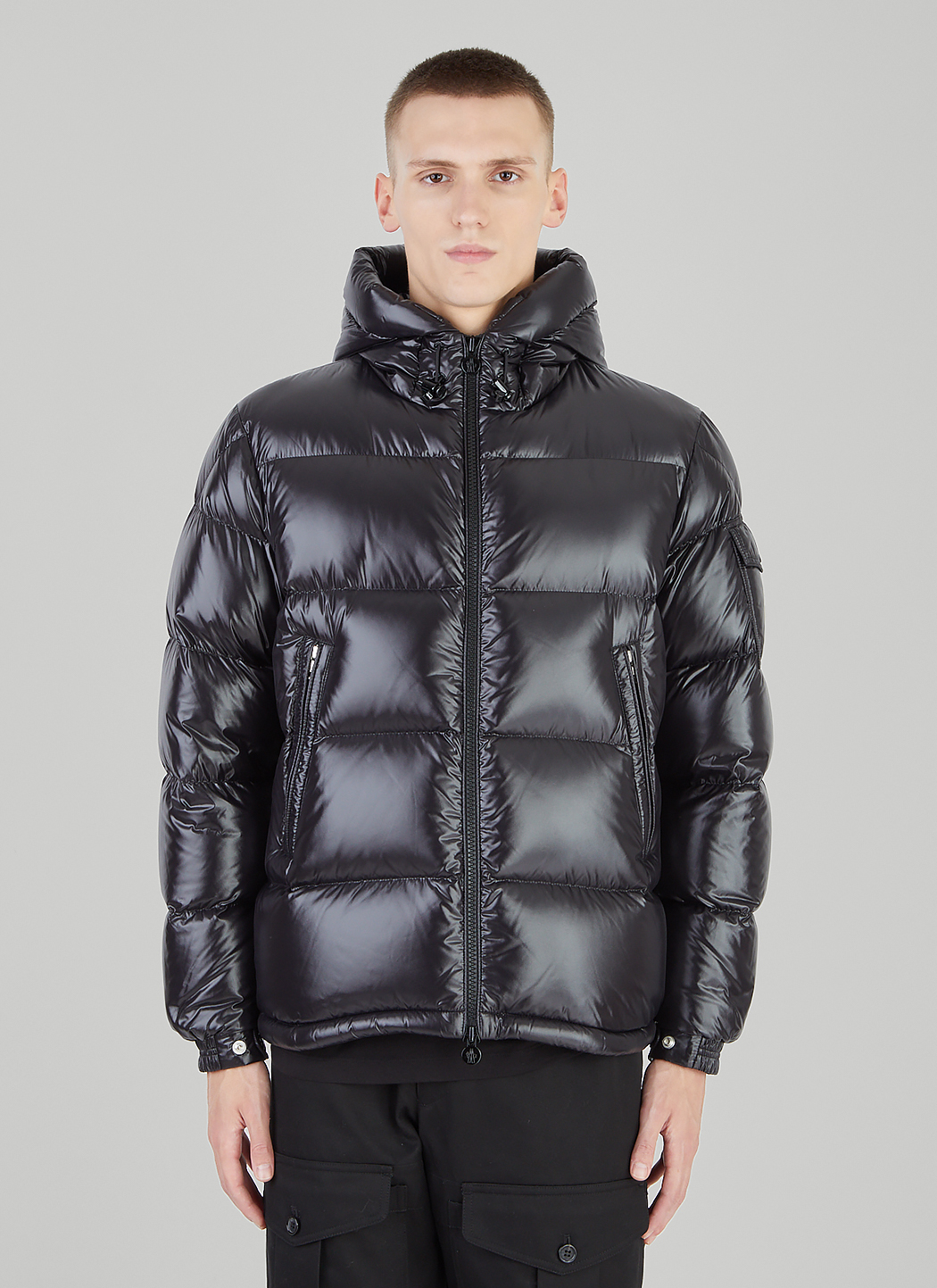 Moncler ecrins hotsell jacket black