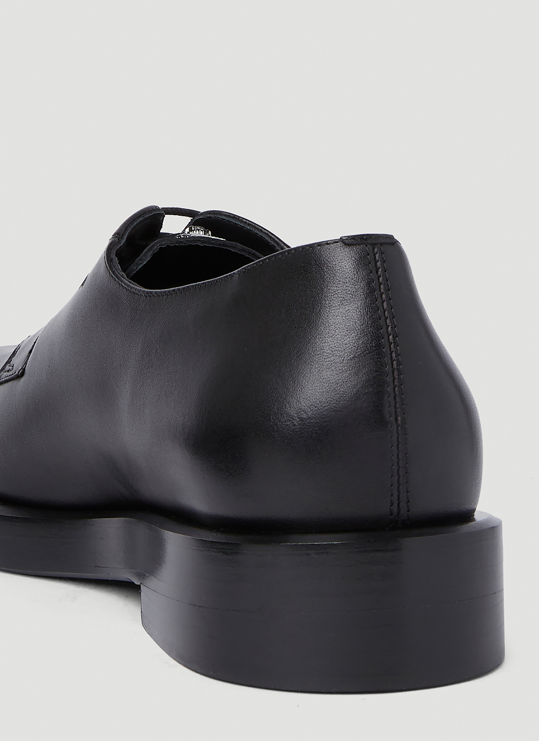 Versace polished sale derby shoes