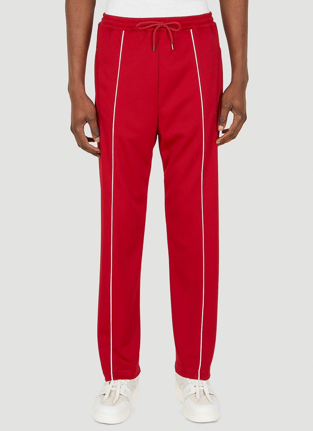 Off white red track hot sale pants