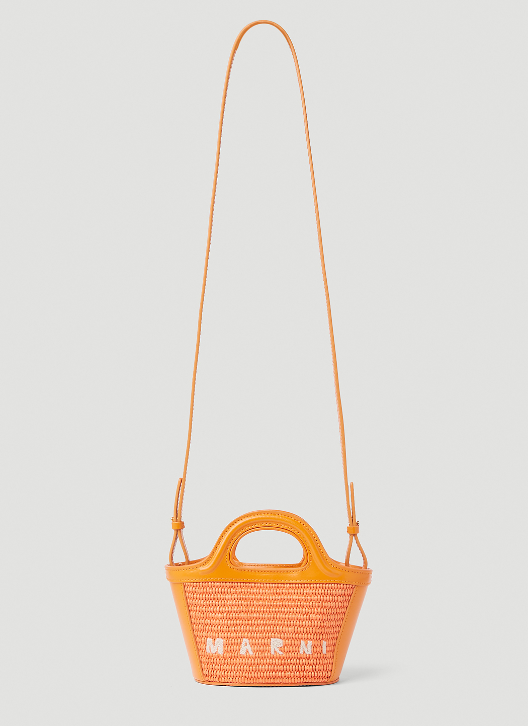 Marni Unisex Tropicalia Micro Bucket Shoulder Bag in Orange | LN-CC®