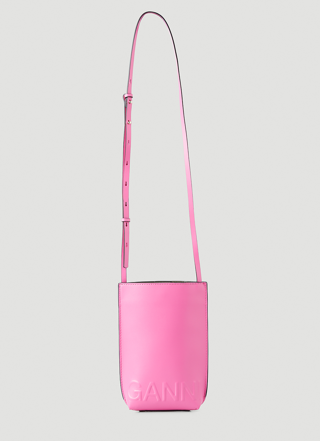 GANNI Small Banner Crossbody Bag in Pink | LN-CC®