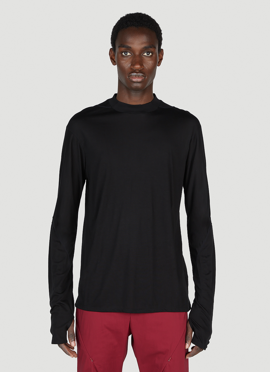 POST ARCHIVE FACTION (PAF) Men's 5.0+ Long Sleeve T-Shirt in Black 