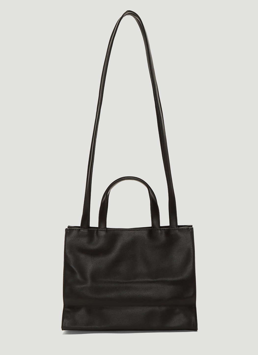 Telfar Unisex Medium Shopping Bag in Black | LN-CC