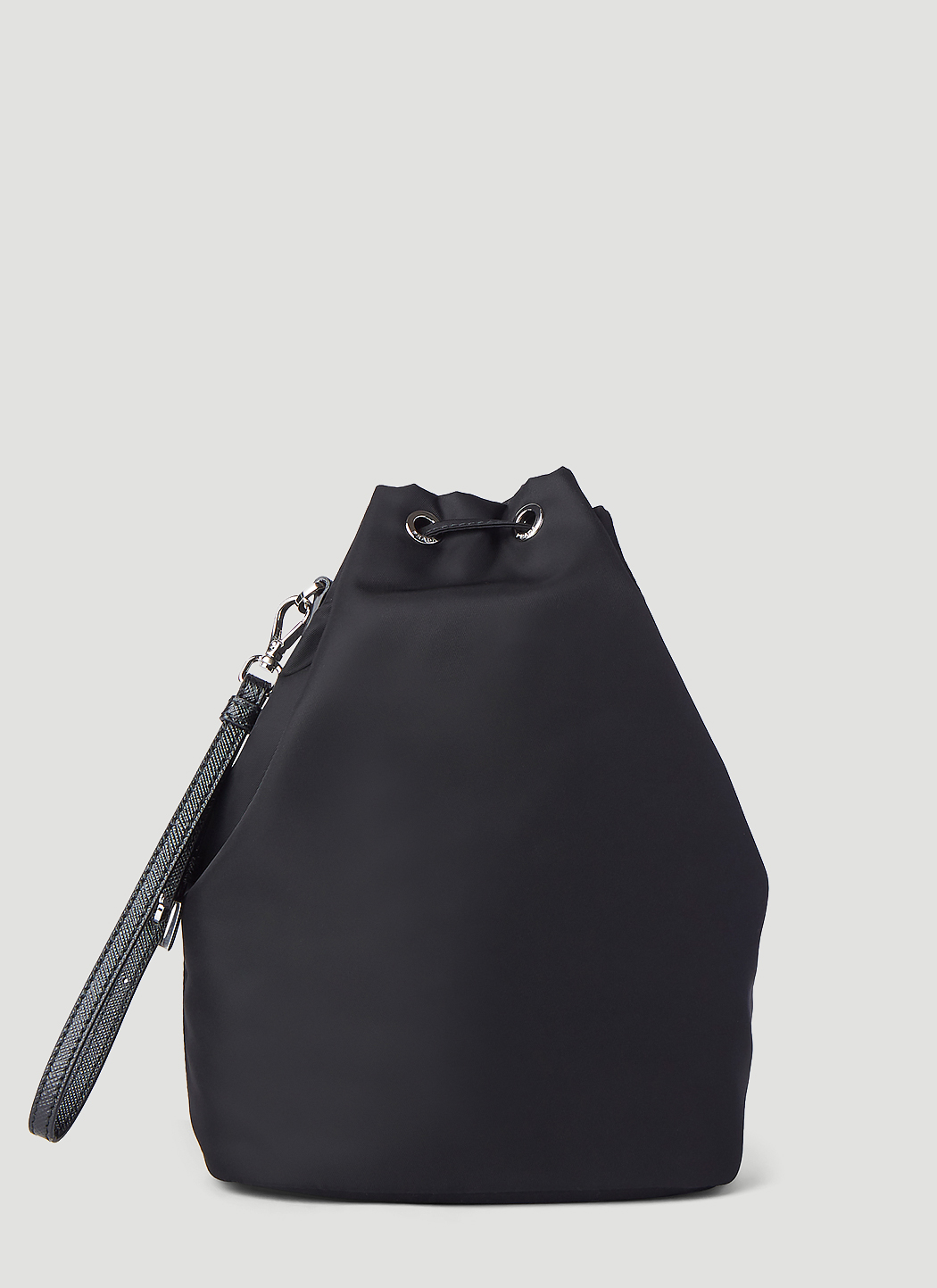 Prada Women's Drawstring Bucket Bag in Black | LN-CC