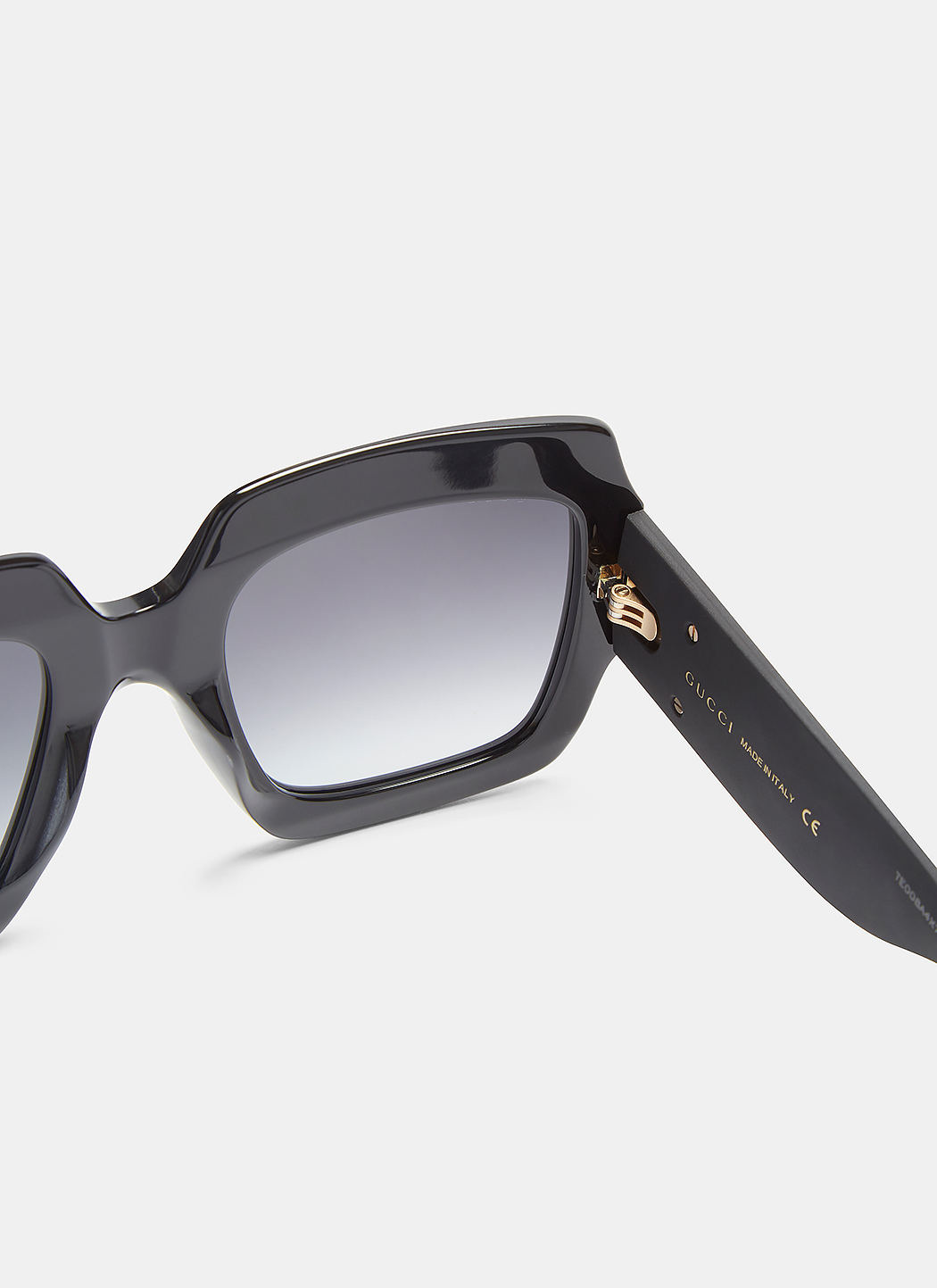 Gucci Oversize Square Frame Acetate Sunglasses Ln Cc
