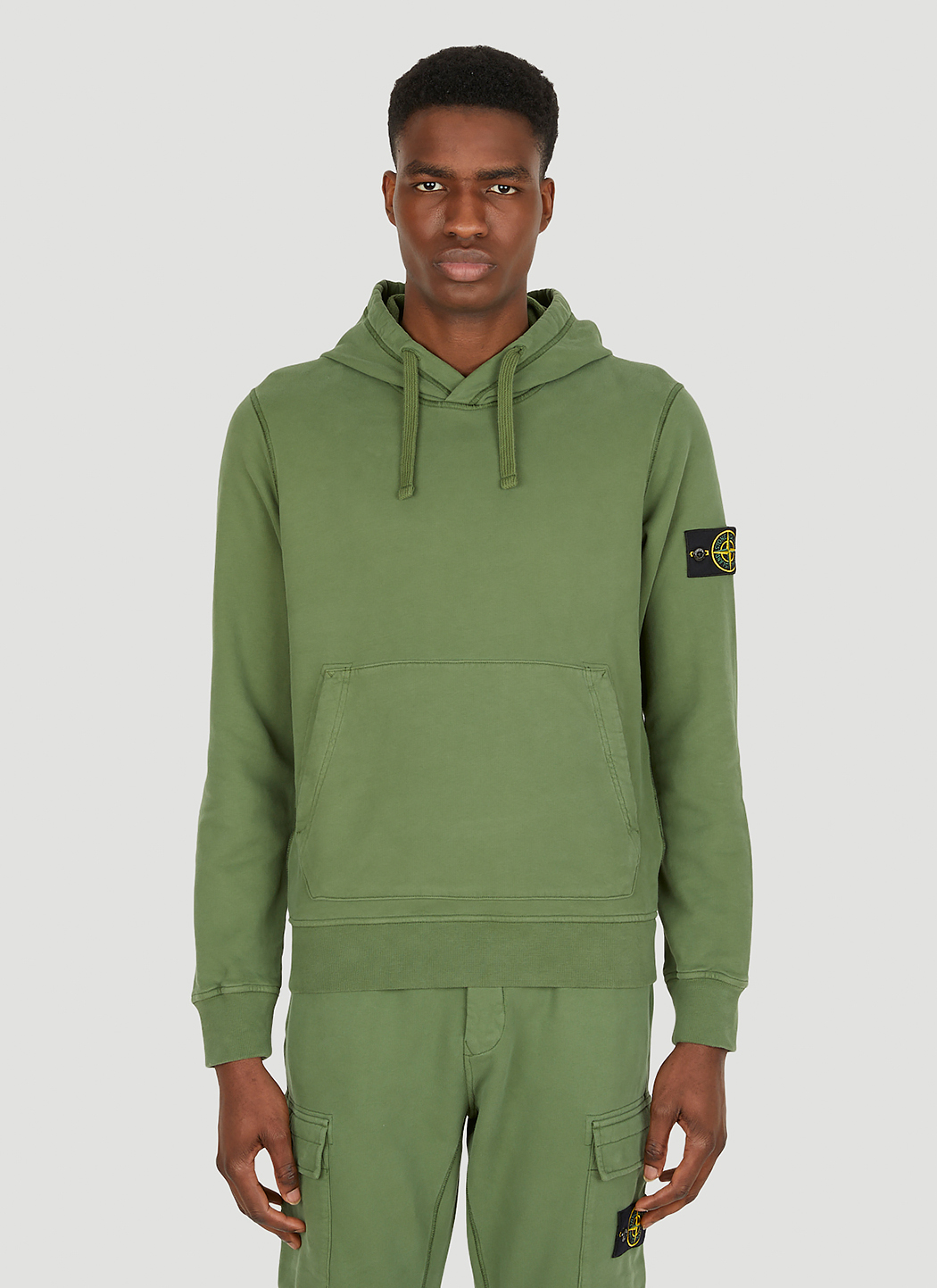 Stone island hooded outlet top