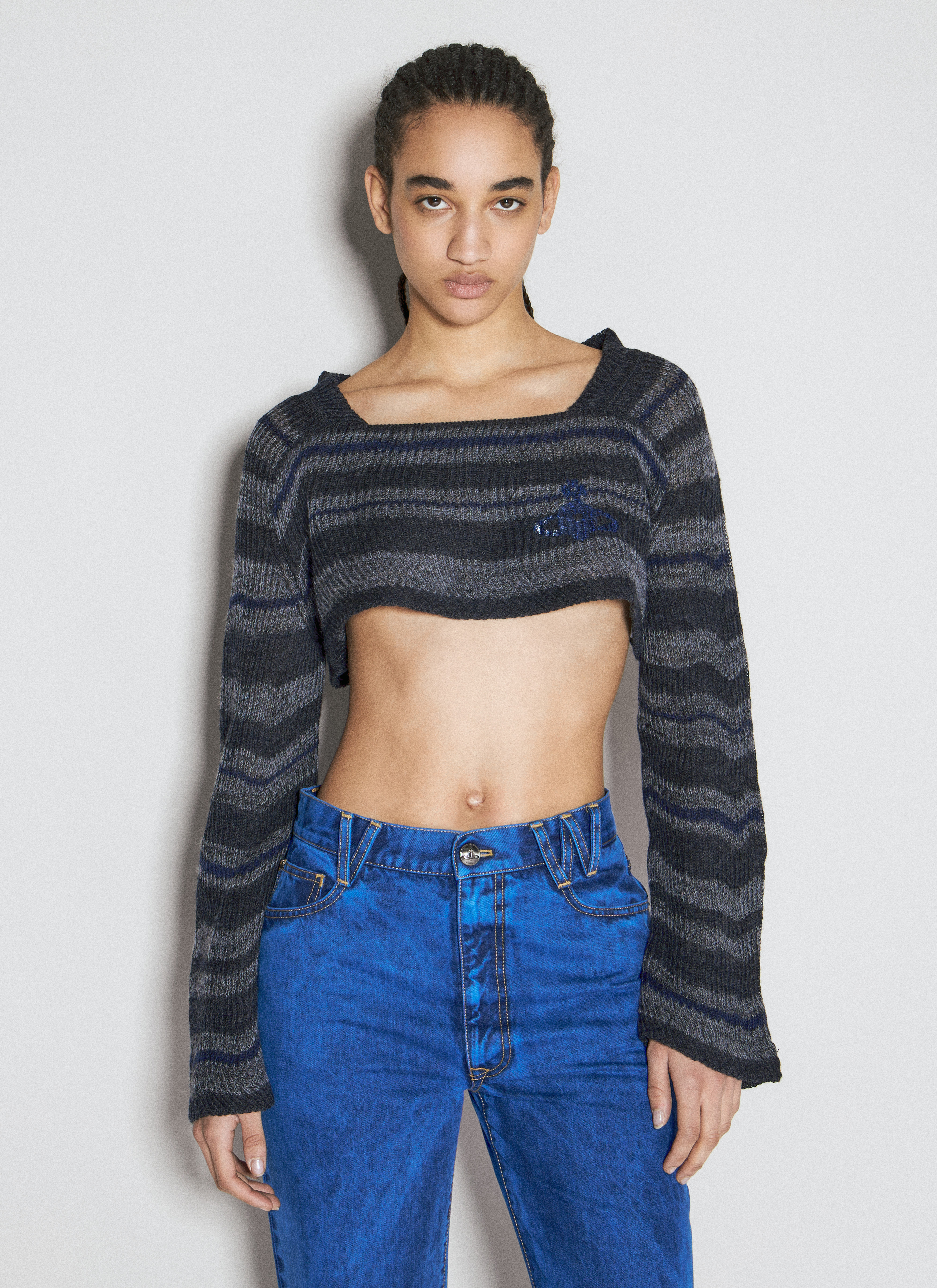 Bedrock Cropped Knit Top